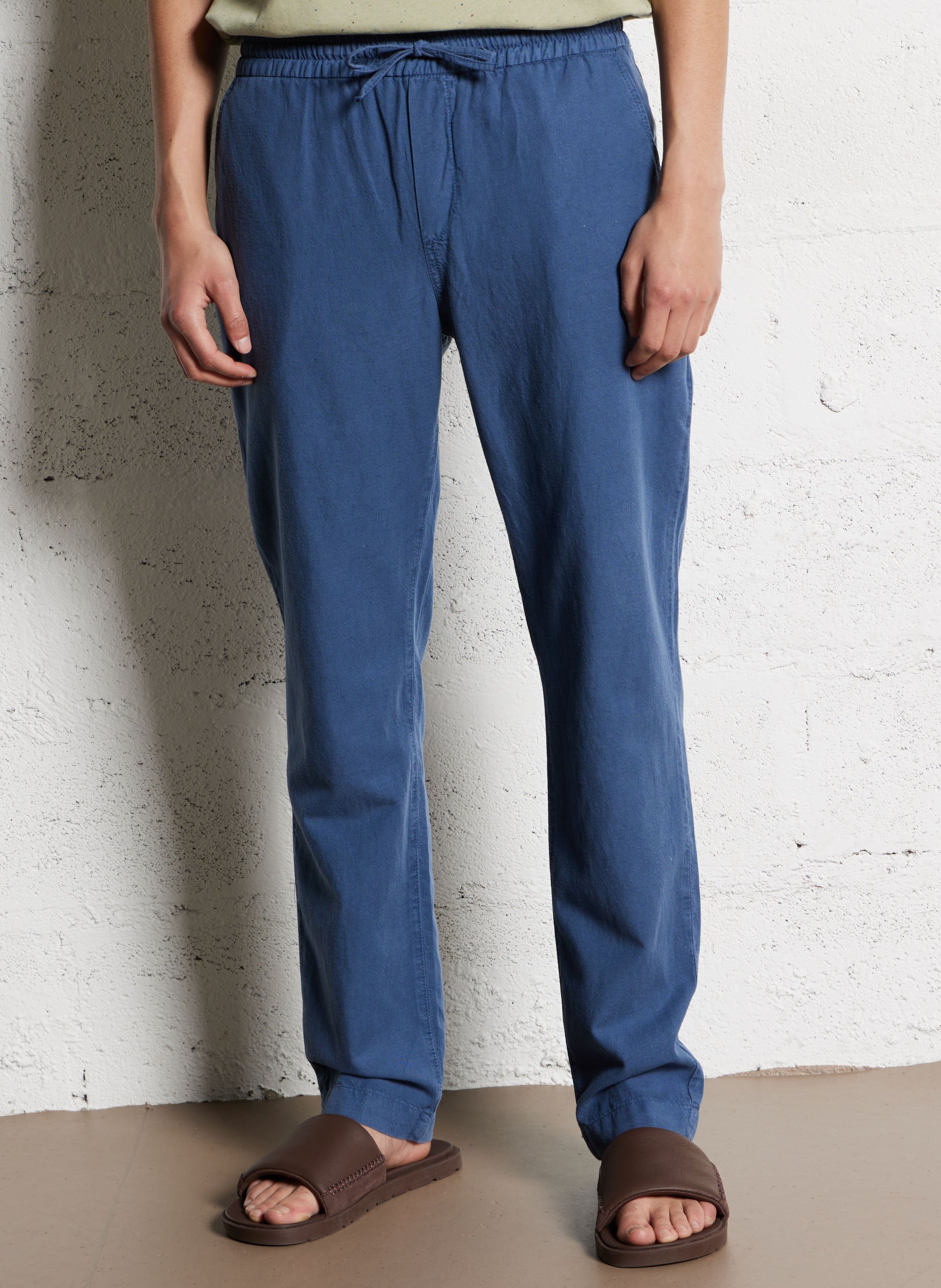 Bandplooibroek FAGUO Blauw