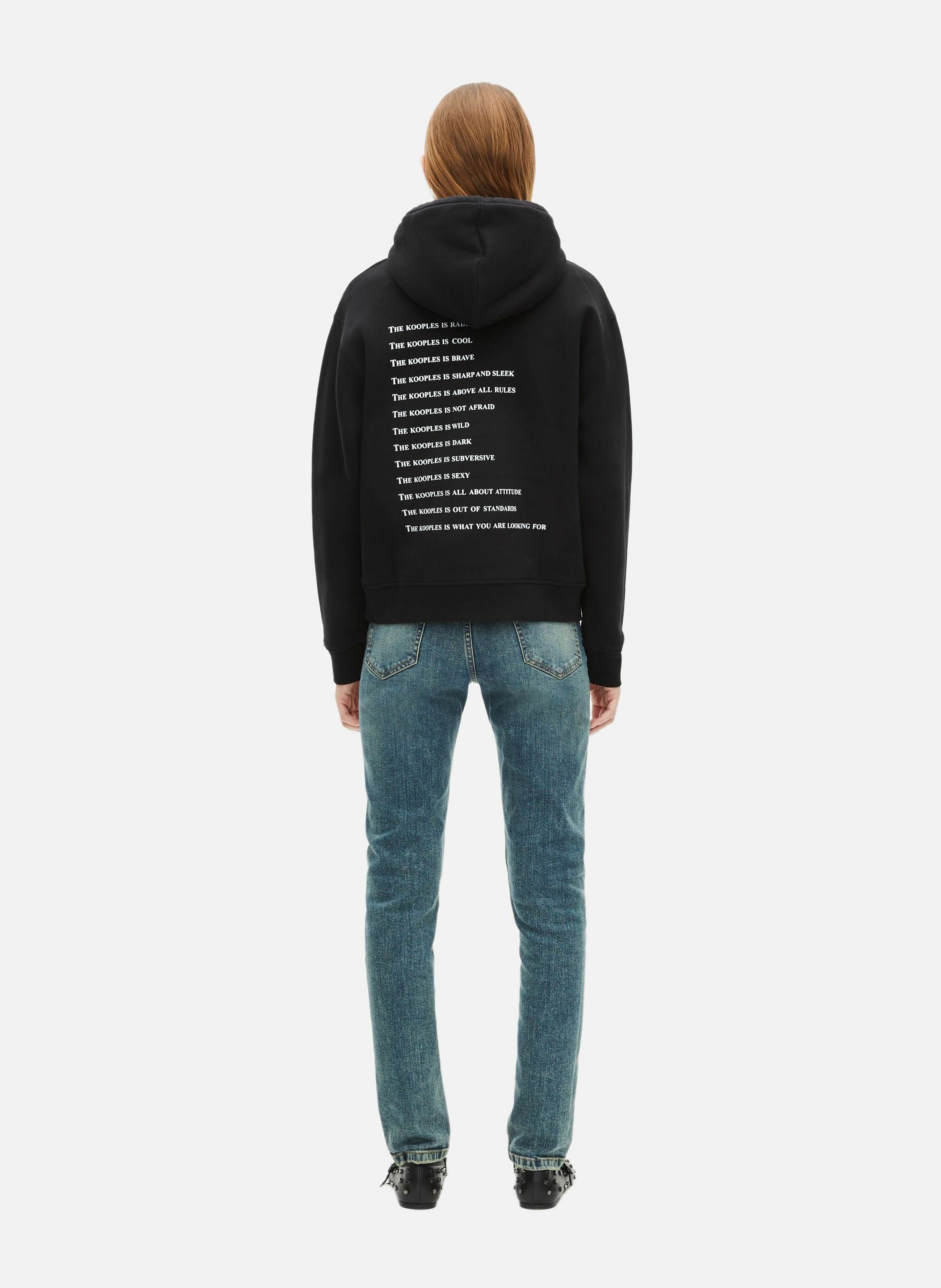 Hooded cotton sweatshirt THE KOOPLES Black