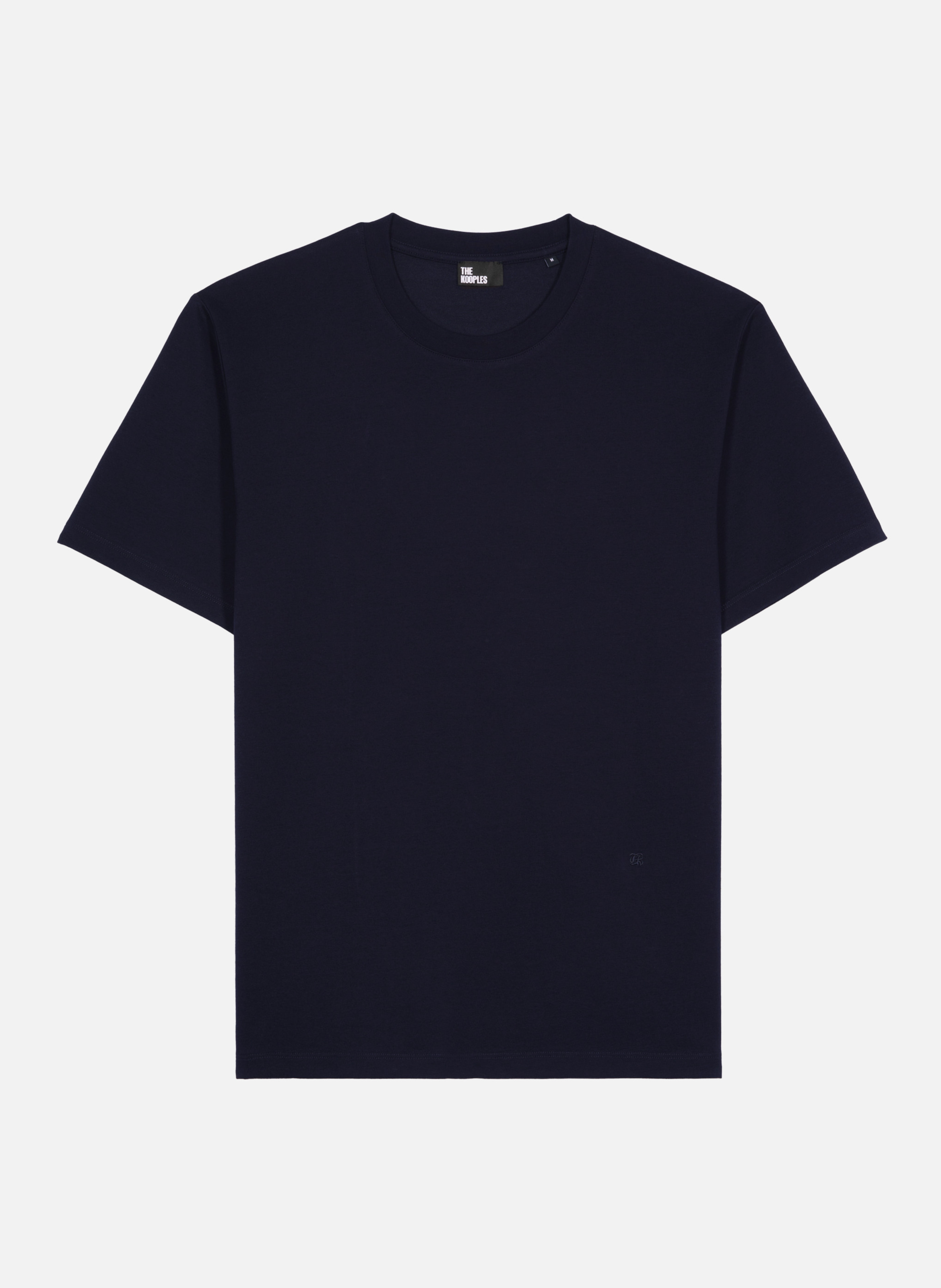 Solid straight T-shirt THE KOOPLES Blue