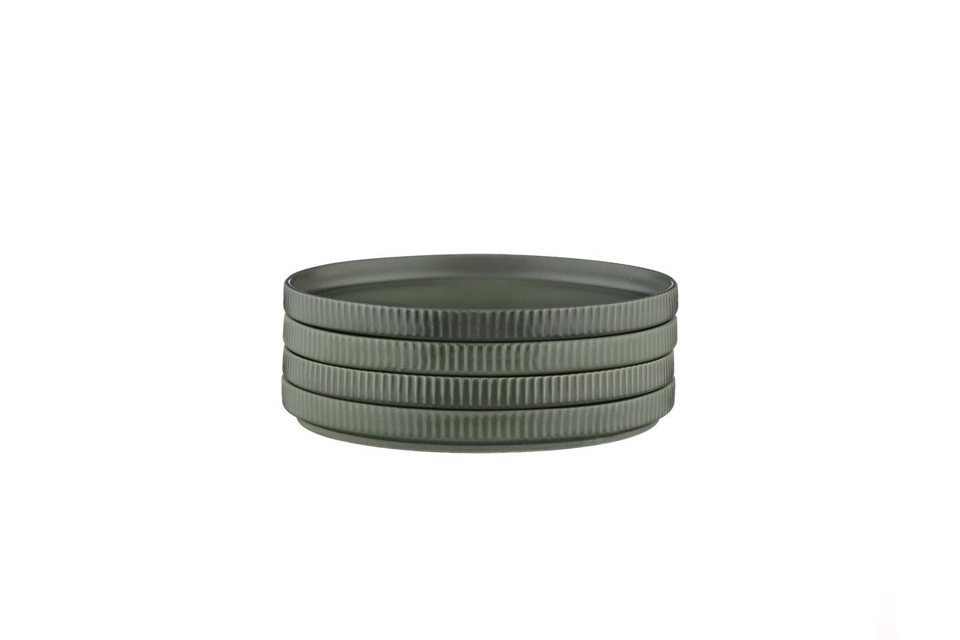 Scandi plate ø16.5cm - 4 pieces - olive BJORN Green