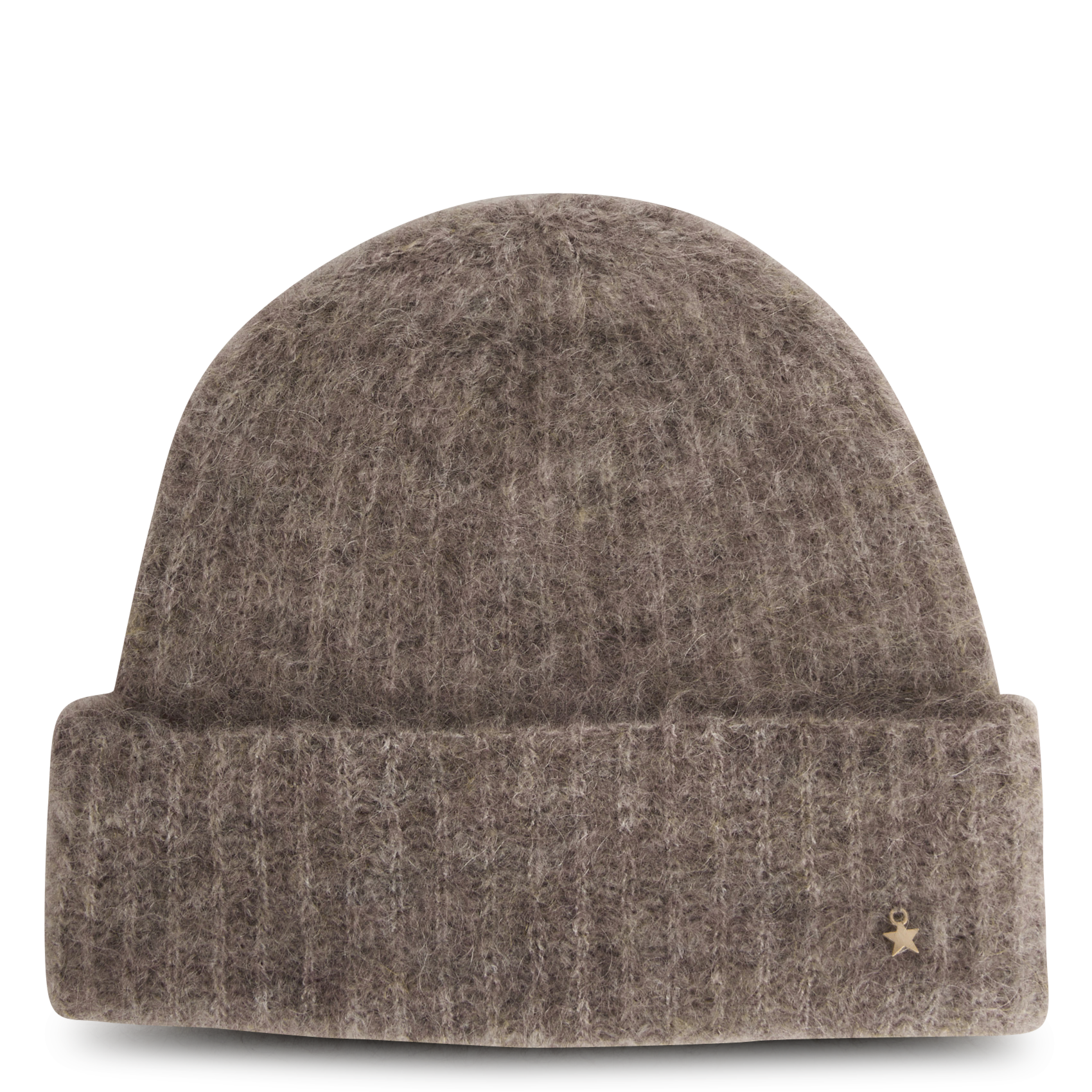 Screen-printed wool-blend hat DES PETITS HAUTS Beige