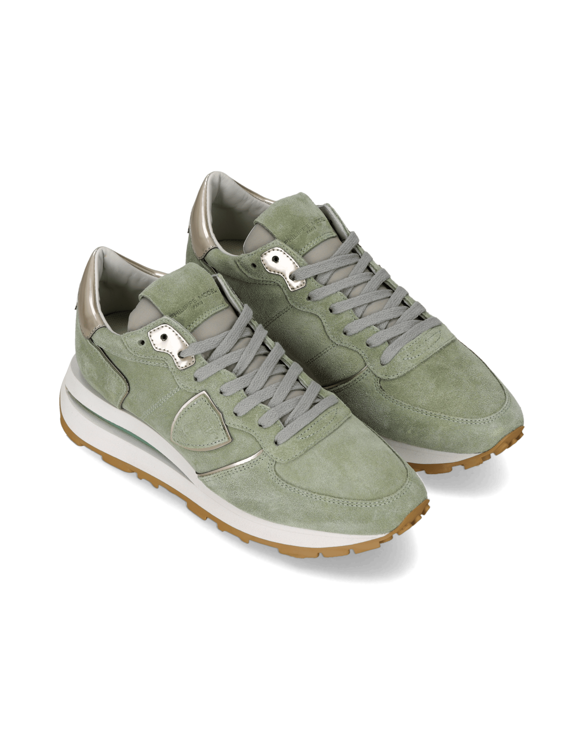 High-top running sneakers PHILIPPE MODEL Green