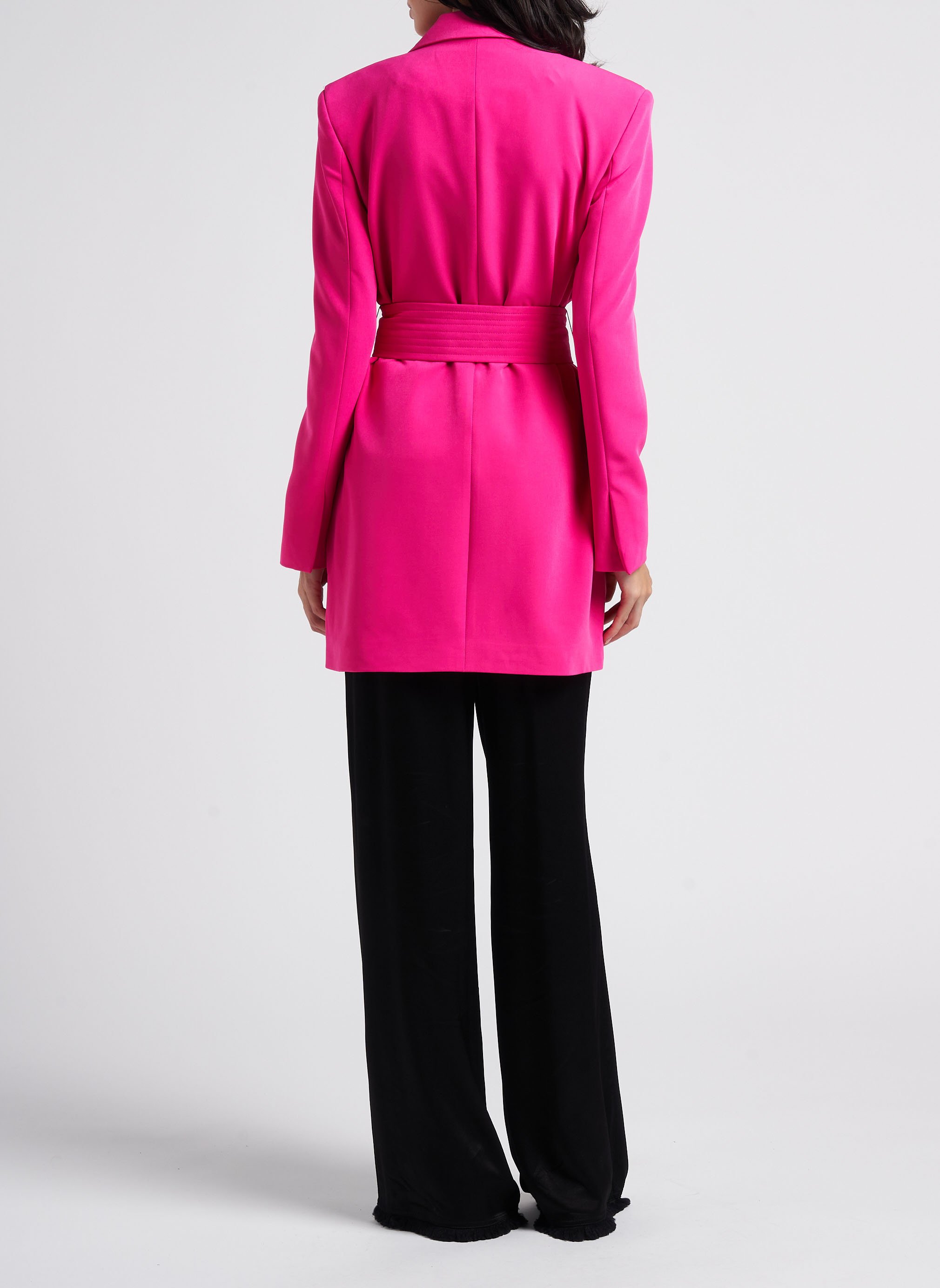 Tailored jacket with classic collar VILA Pink