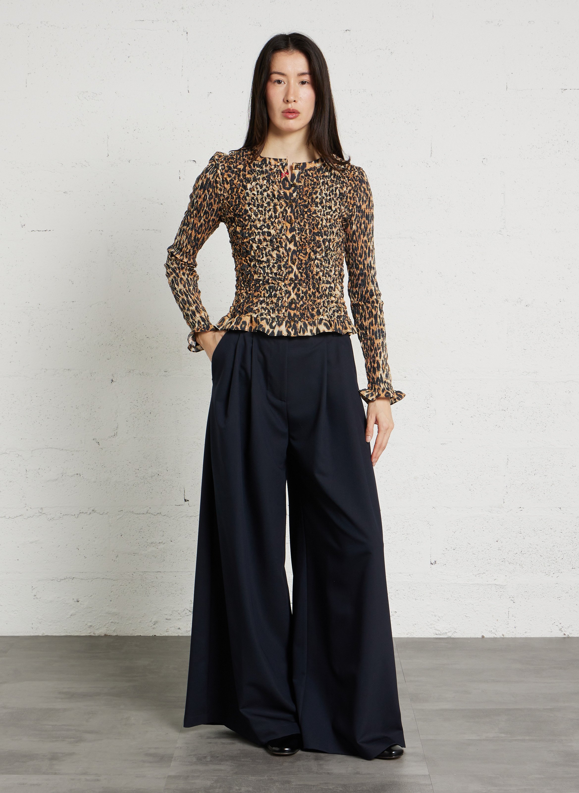 Ballerines en cuir BOCAGE Noir