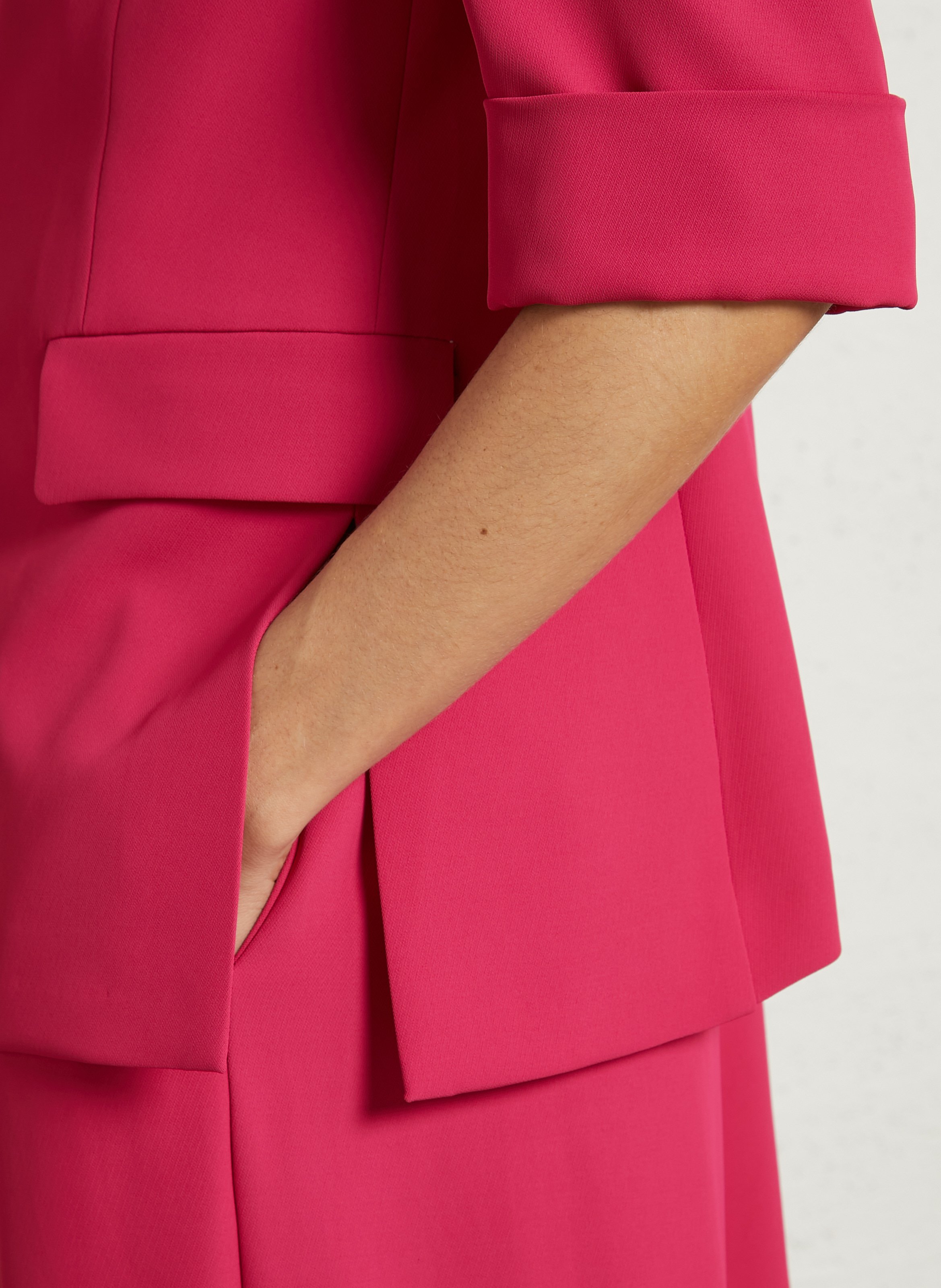 Recht jasje met reverskraag IMPERIAL Roze