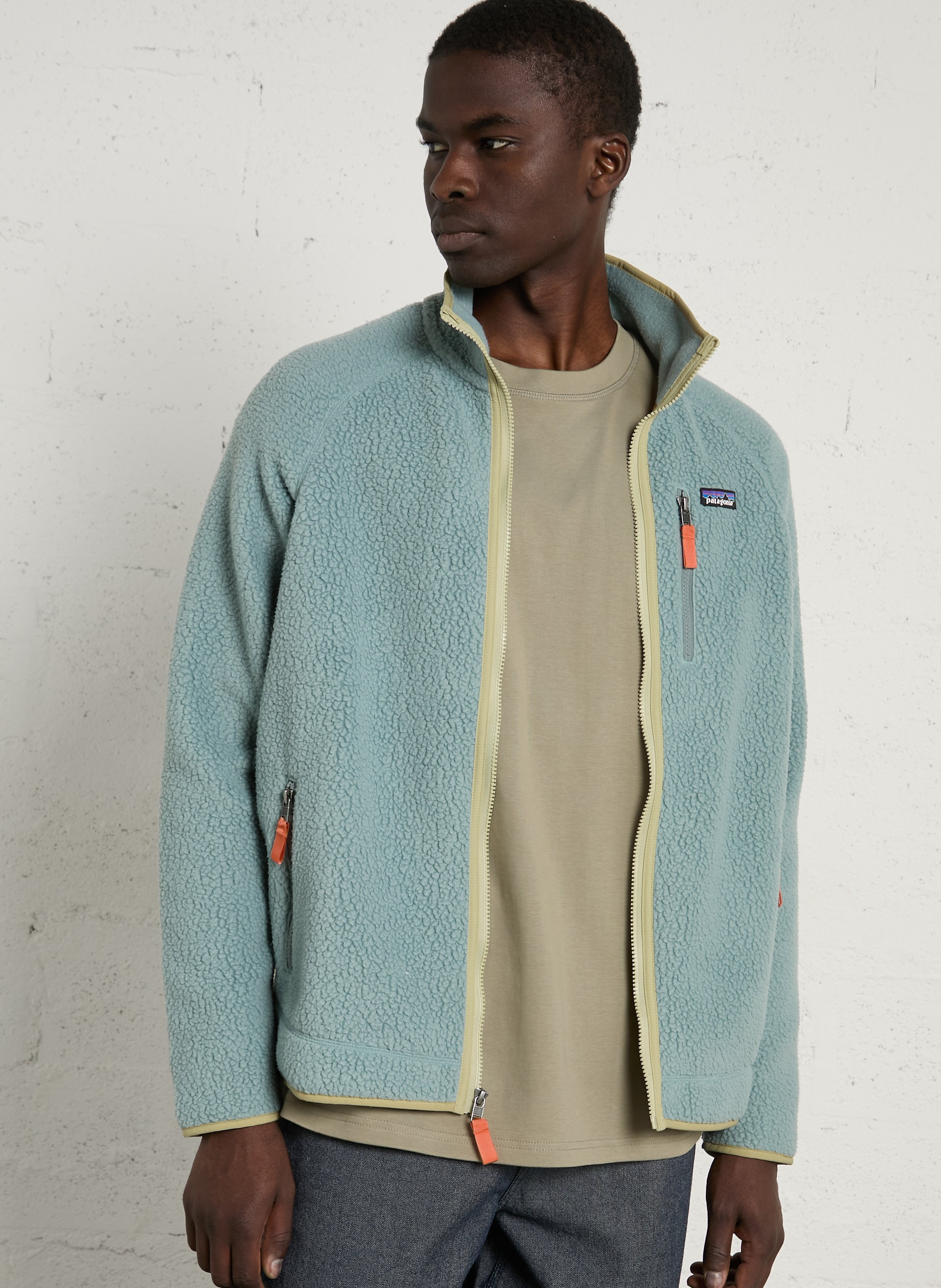 Strukturierte Fleecejacke mit Stehkragen PATAGONIA