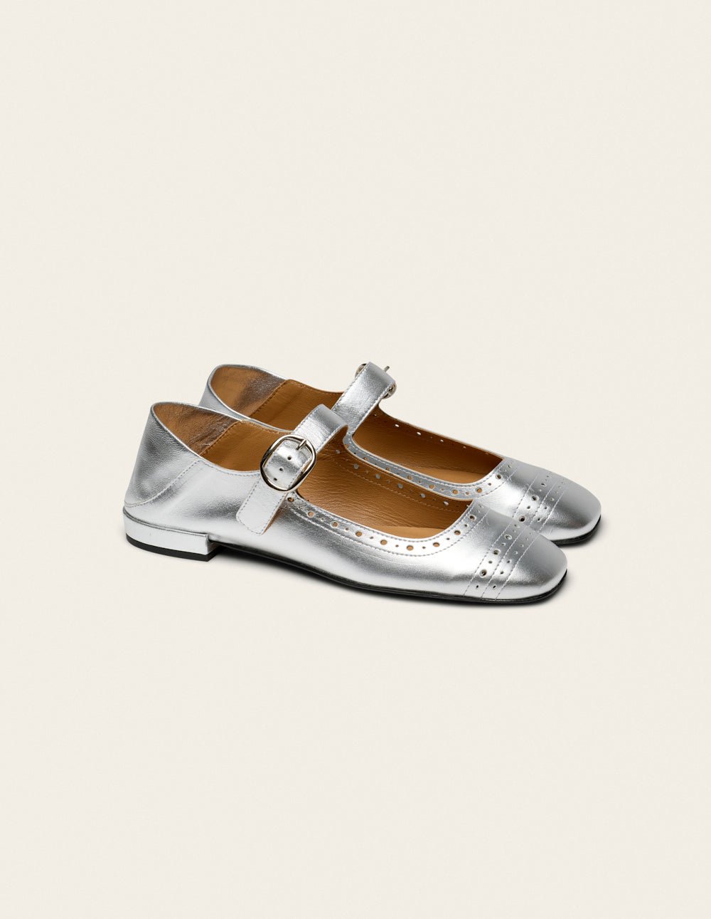 Ballet pumps ODAJE Silver