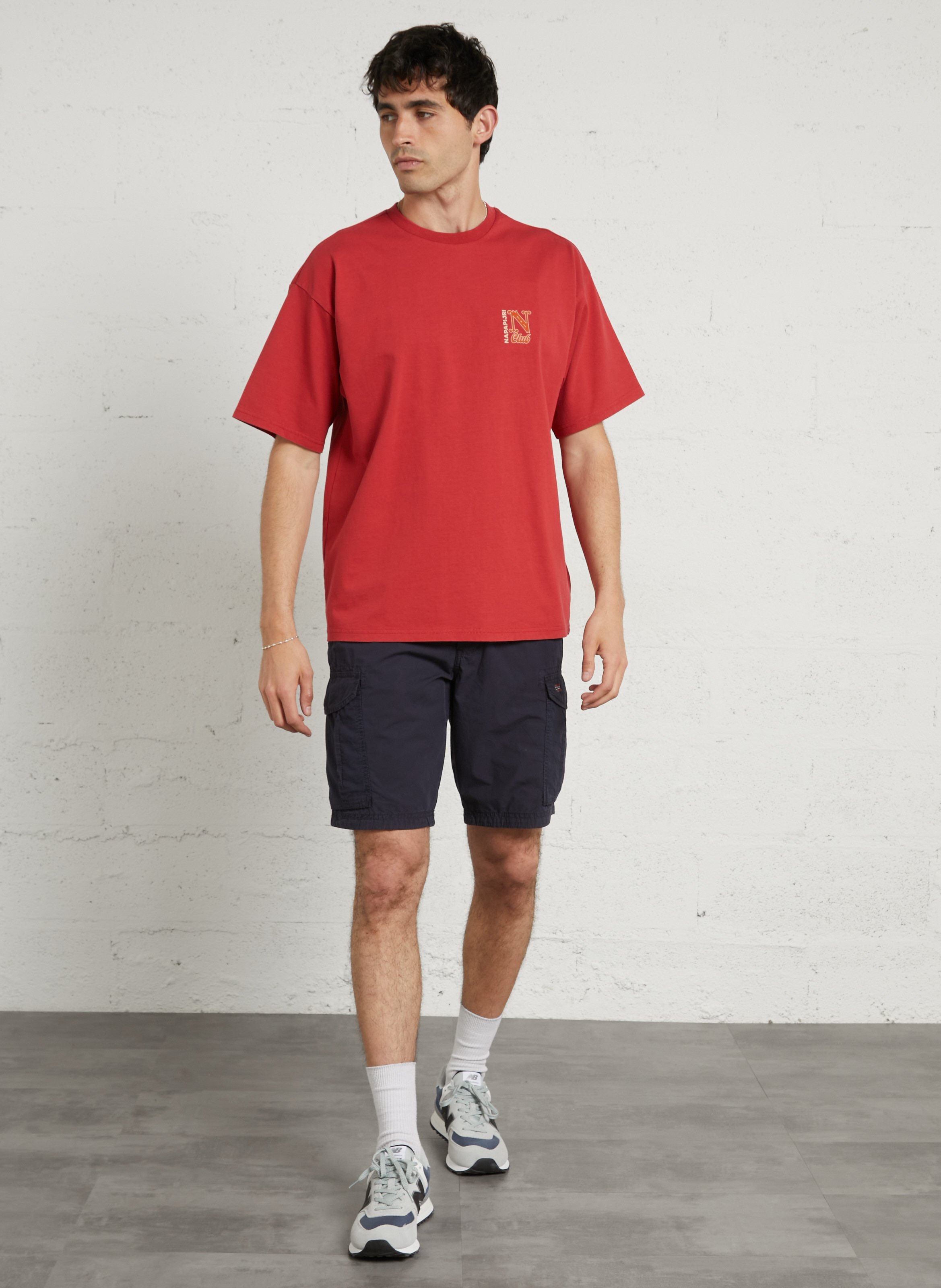 Short droit en coton NAPAPIJRI Bleu