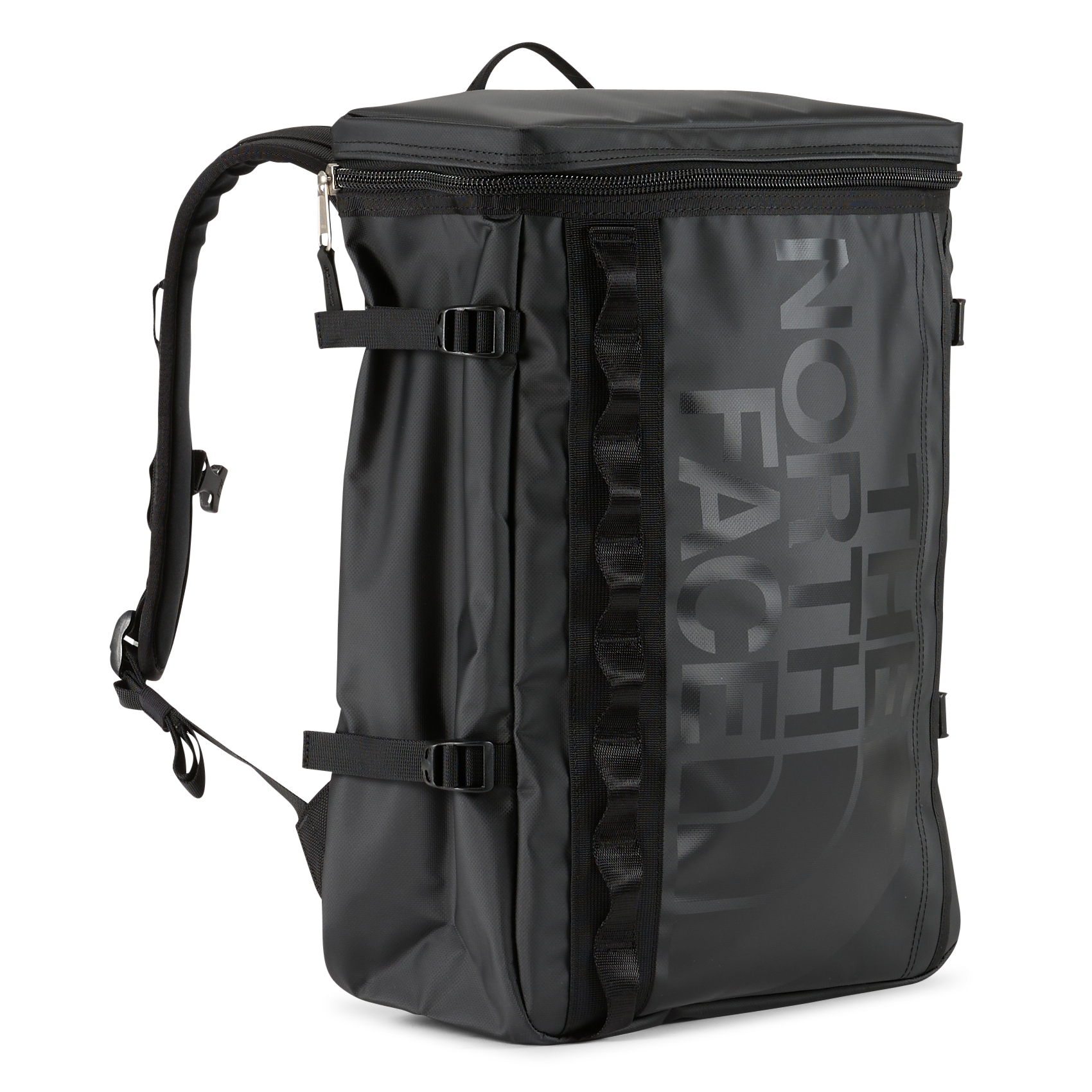 Zaino con zip monocolore con logo THE NORTH FACE Nero