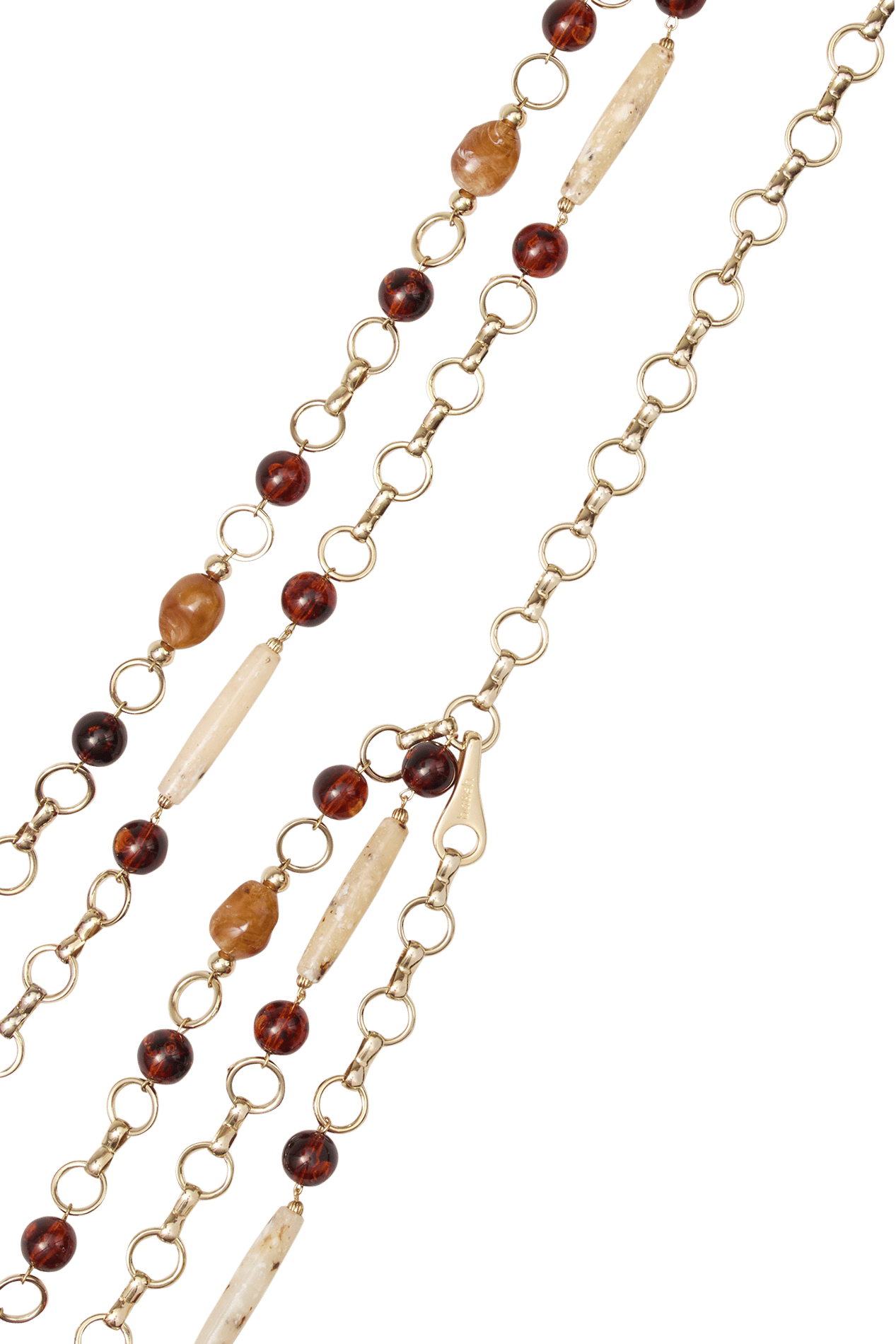 Dubbele rij riem BA&SH Goudkleurig