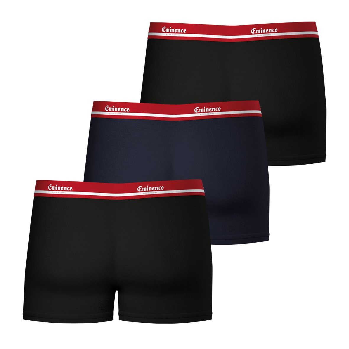 Lot de 3 boxers exclusivité web EMINENCE Noir