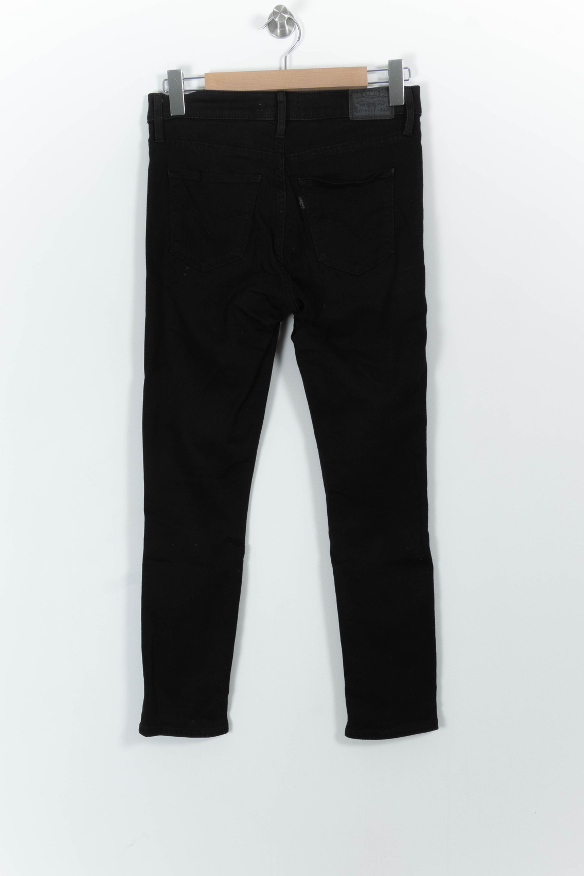 Cropped slim jeans with studs LEVI'S - Seconde main Black