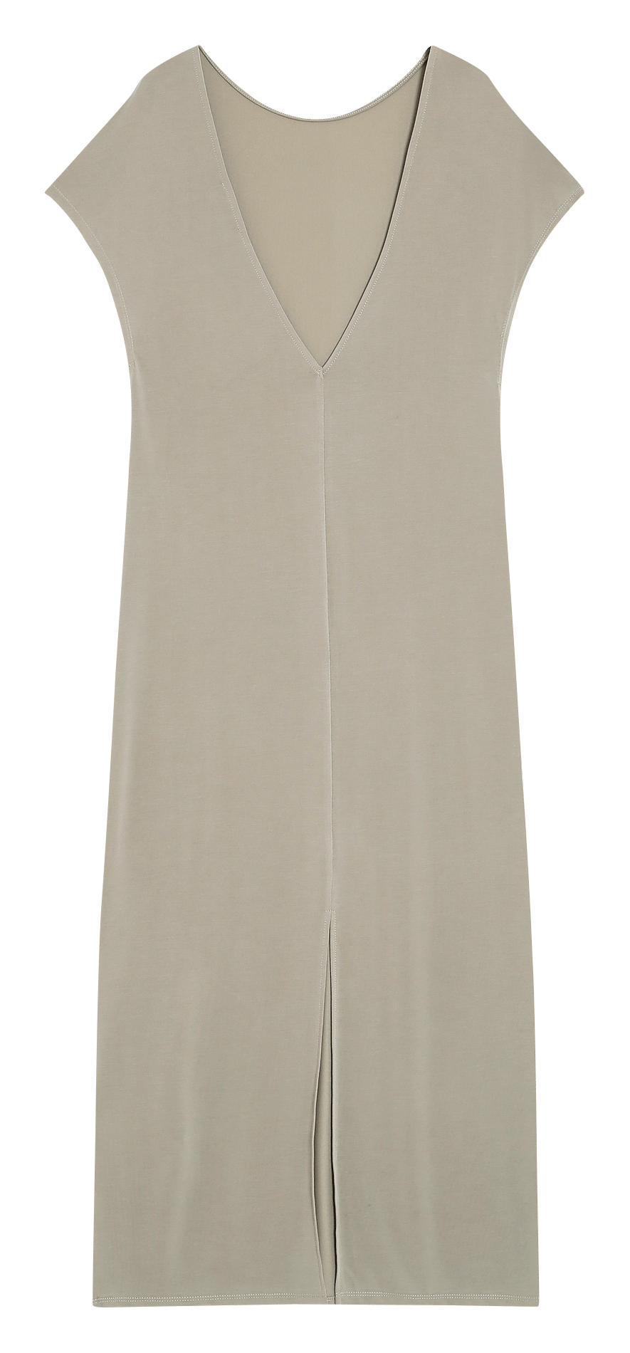 Lange jurk met ronde hals GRACE ET MILA Green