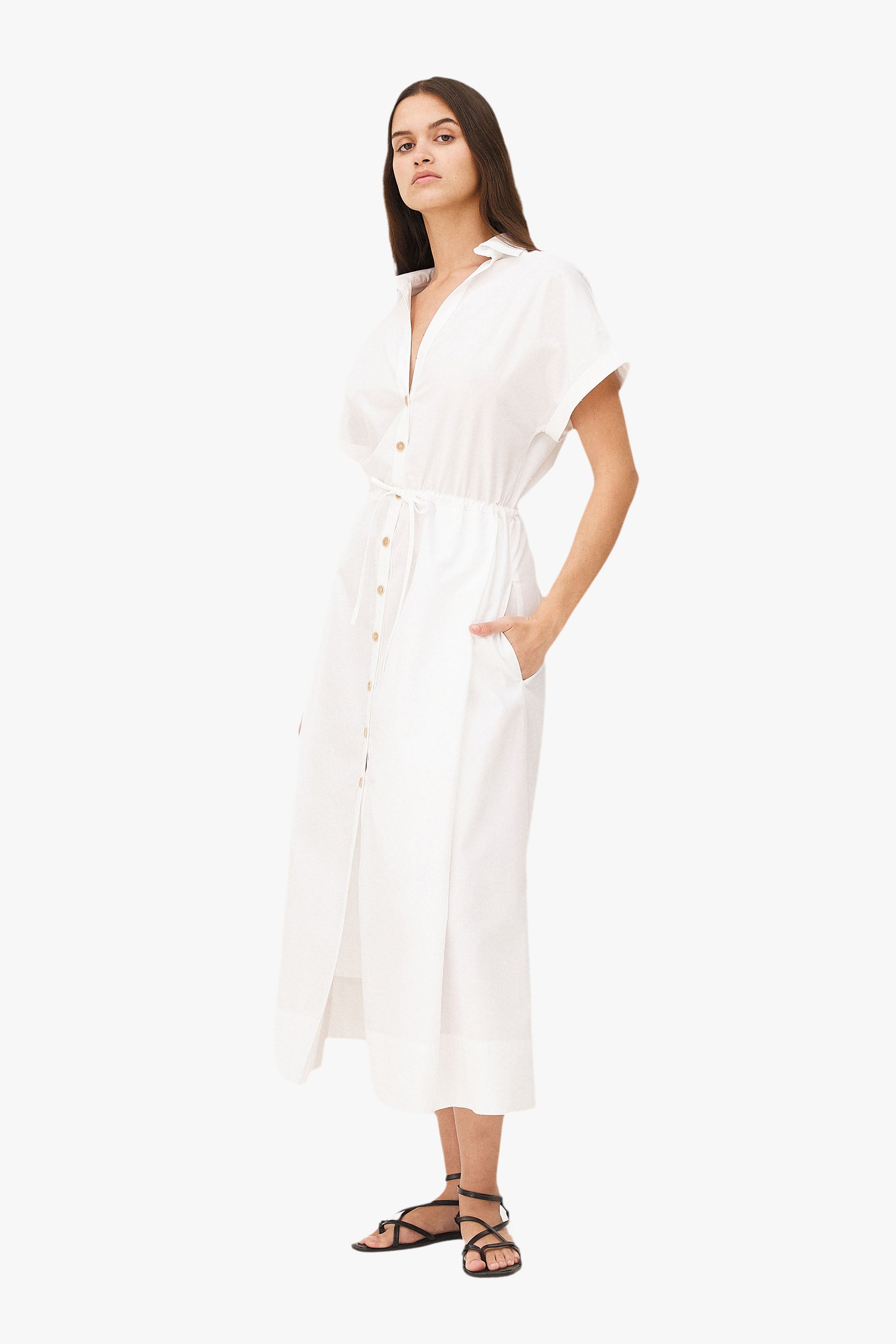 Shirt dress bryne Noyoco White
