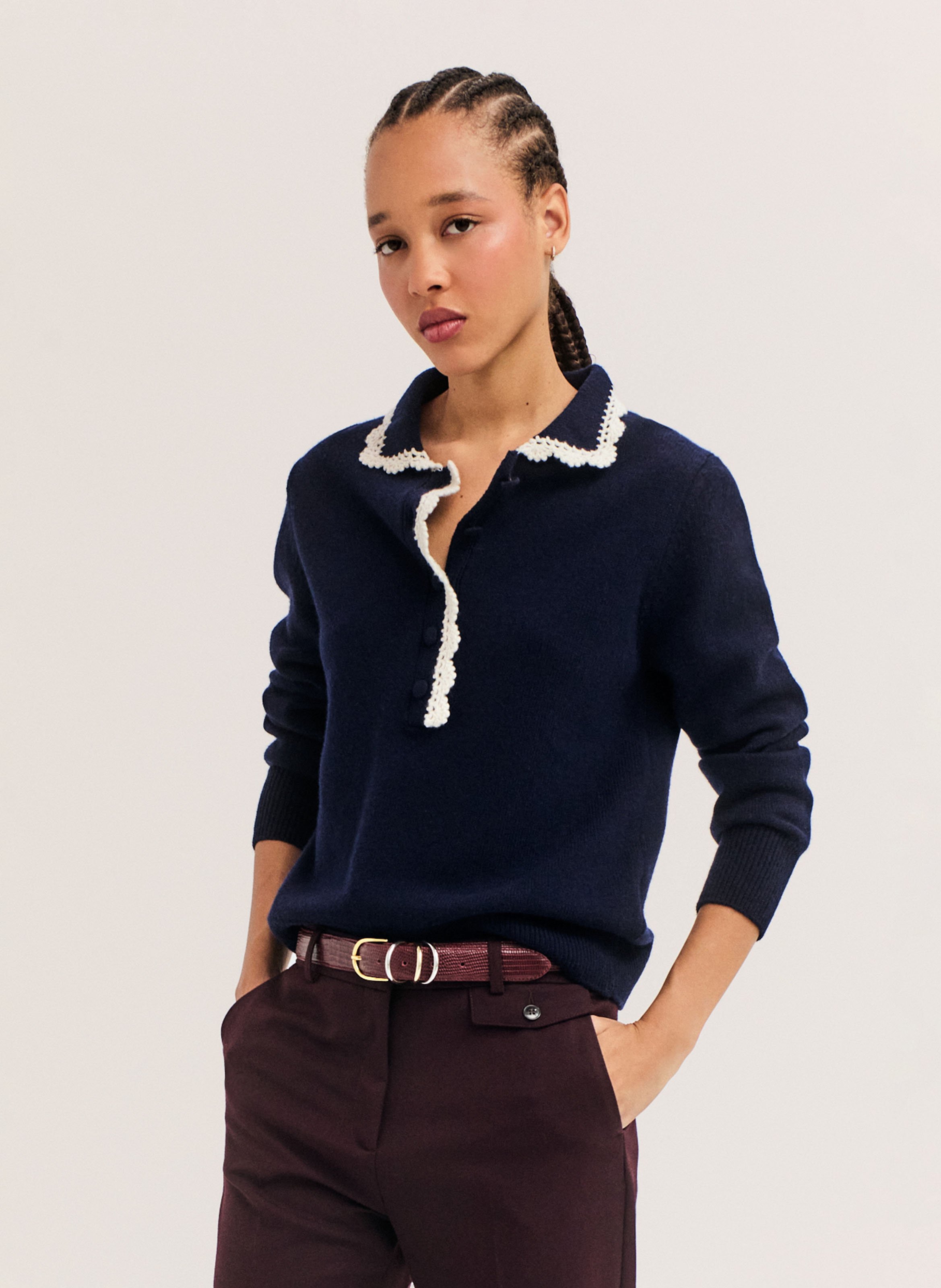 Straight-cut pants PABLO Red
