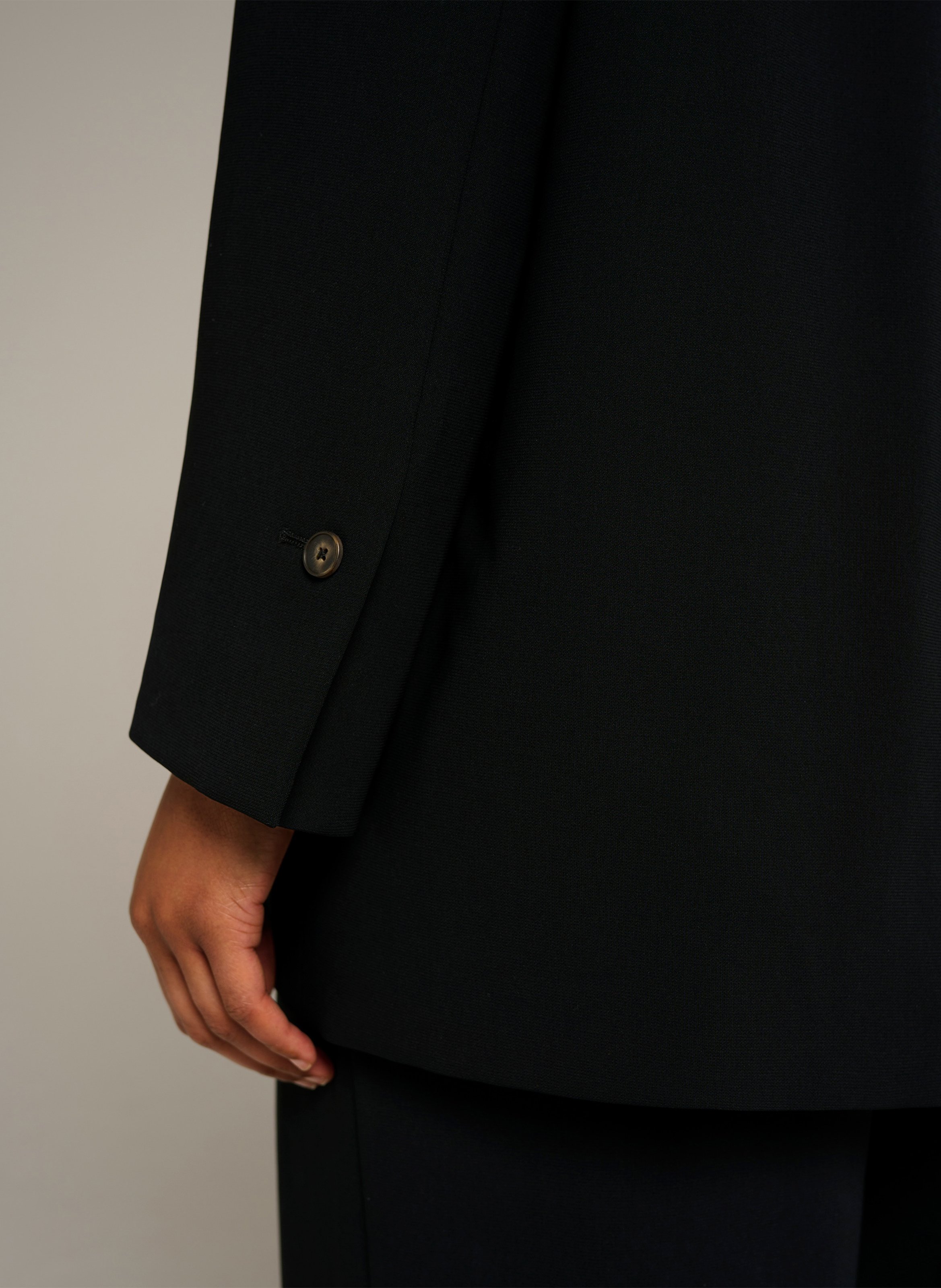 Veste tailleur oversize unie COTELAC ACOTE Noir