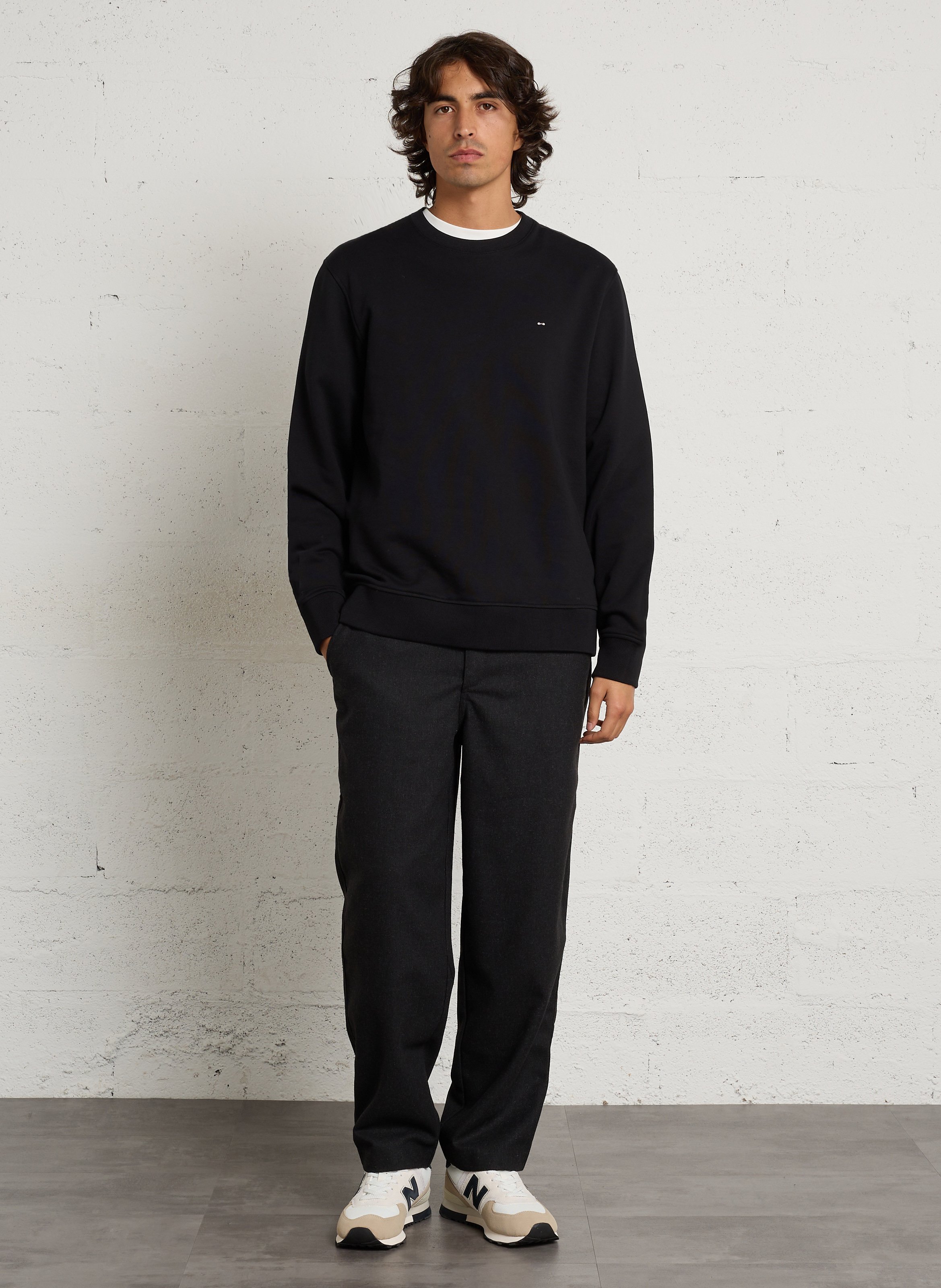 Pantalon droit uni FARAH Noir