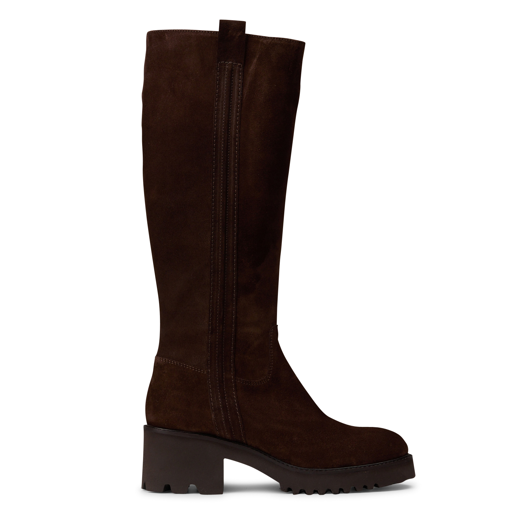 Bottes en cuir suédé MELLOW YELLOW Marron