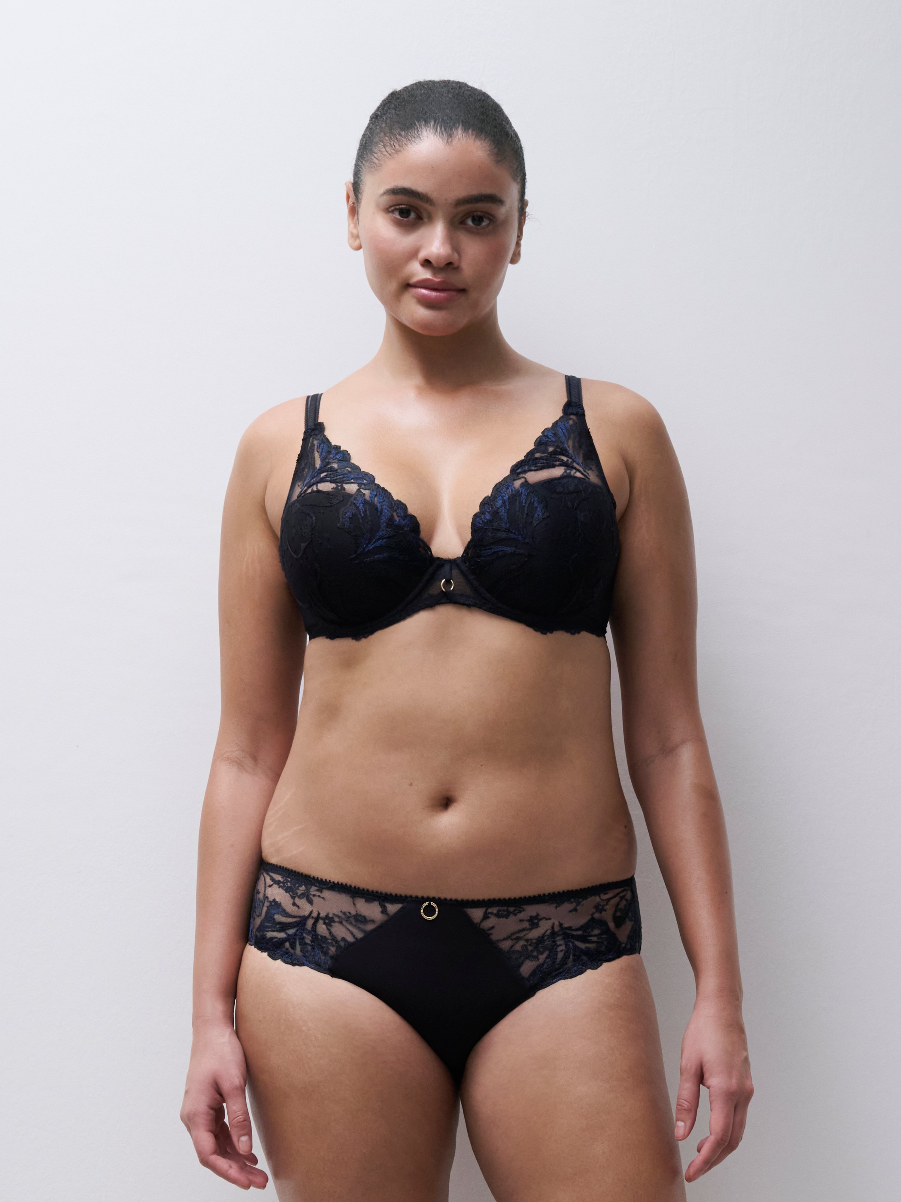 Plunge cup bra CHANTELLE Black