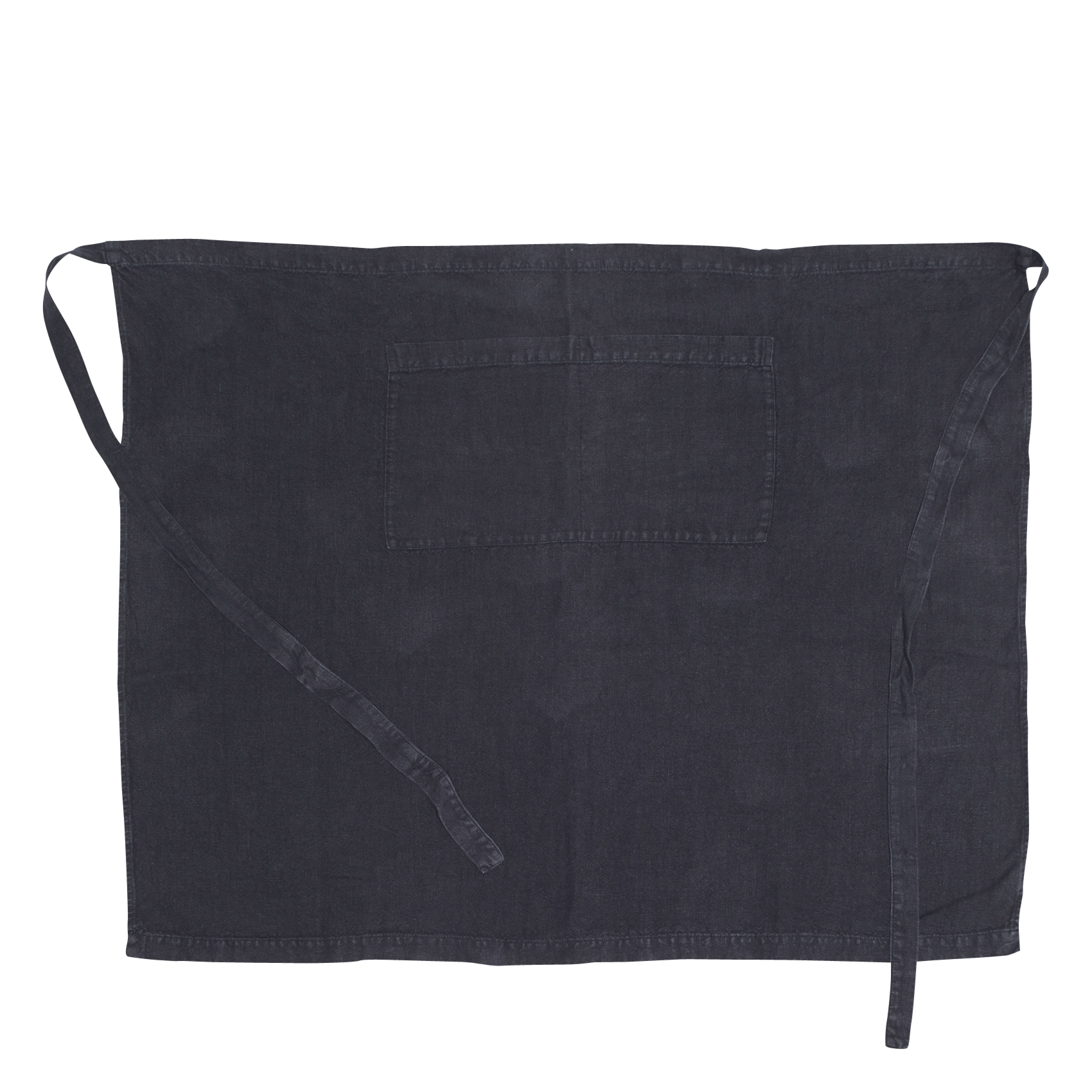 Tablier en lin  NoirBED AND PHILOSOPHY