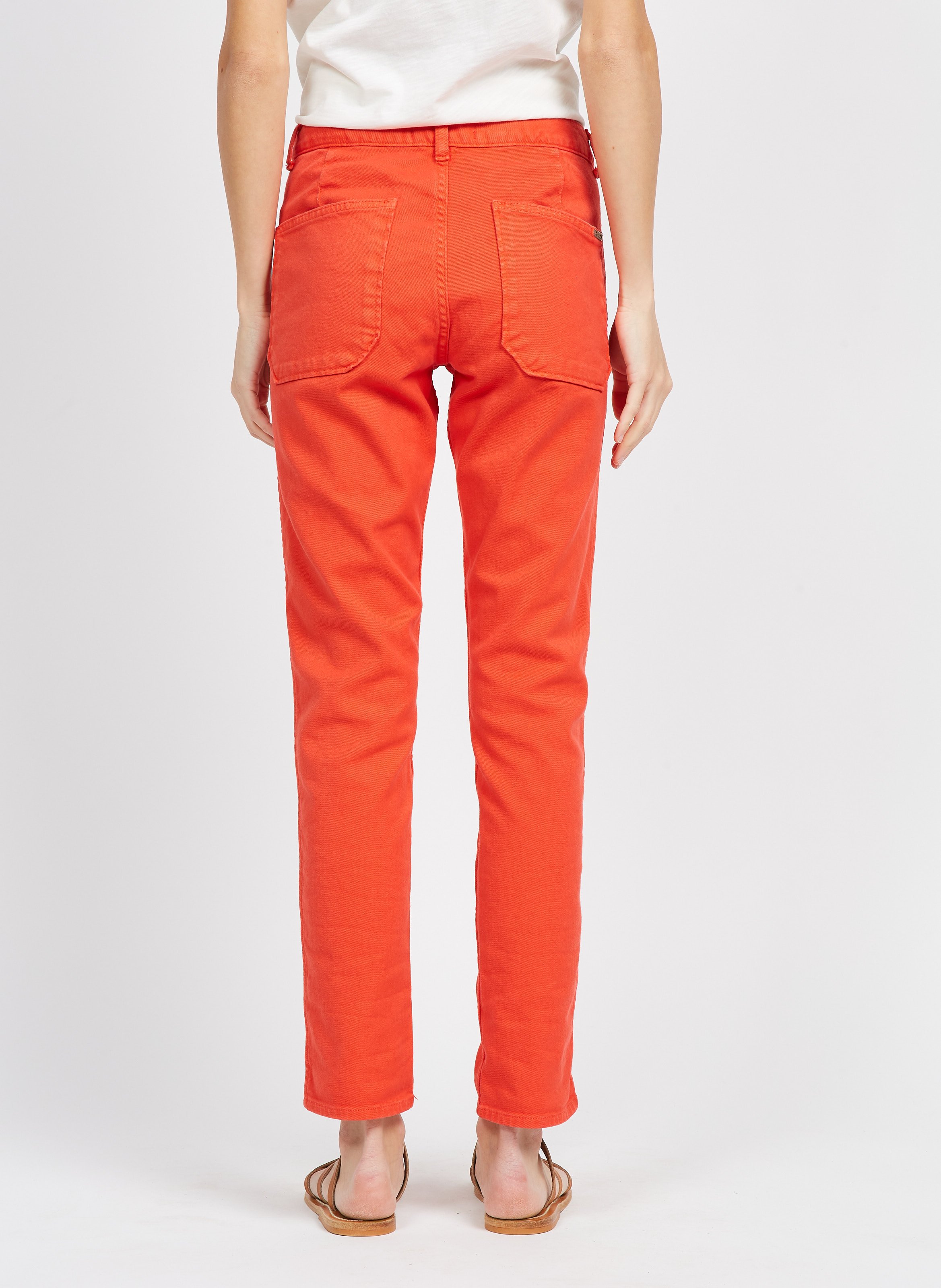 Straightfit Jeans Van Katoenmix Poppy Acquaverde Dames Place des