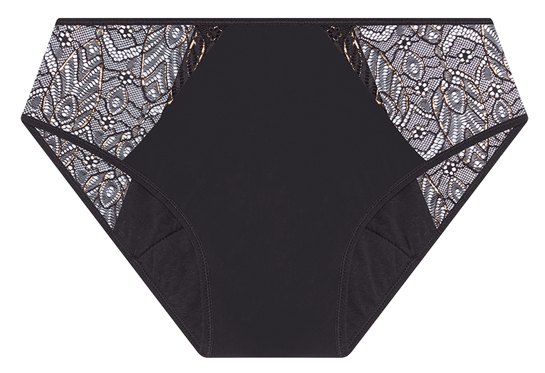 Culotte menstruelle flux abondant en dentelles REJEANNE Doré