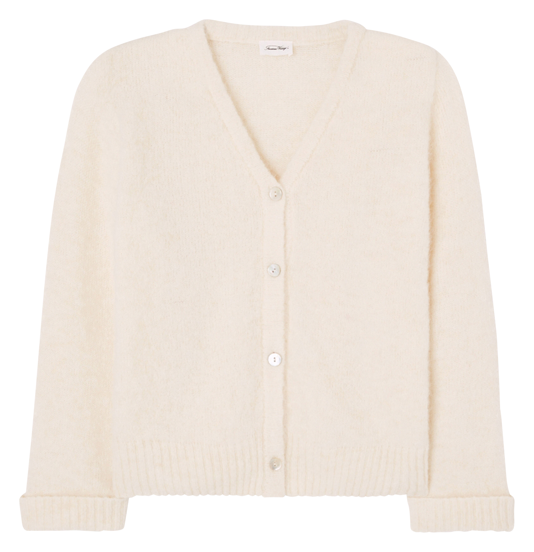 Gilet col V ample  AMERICAN VINTAGE Beige