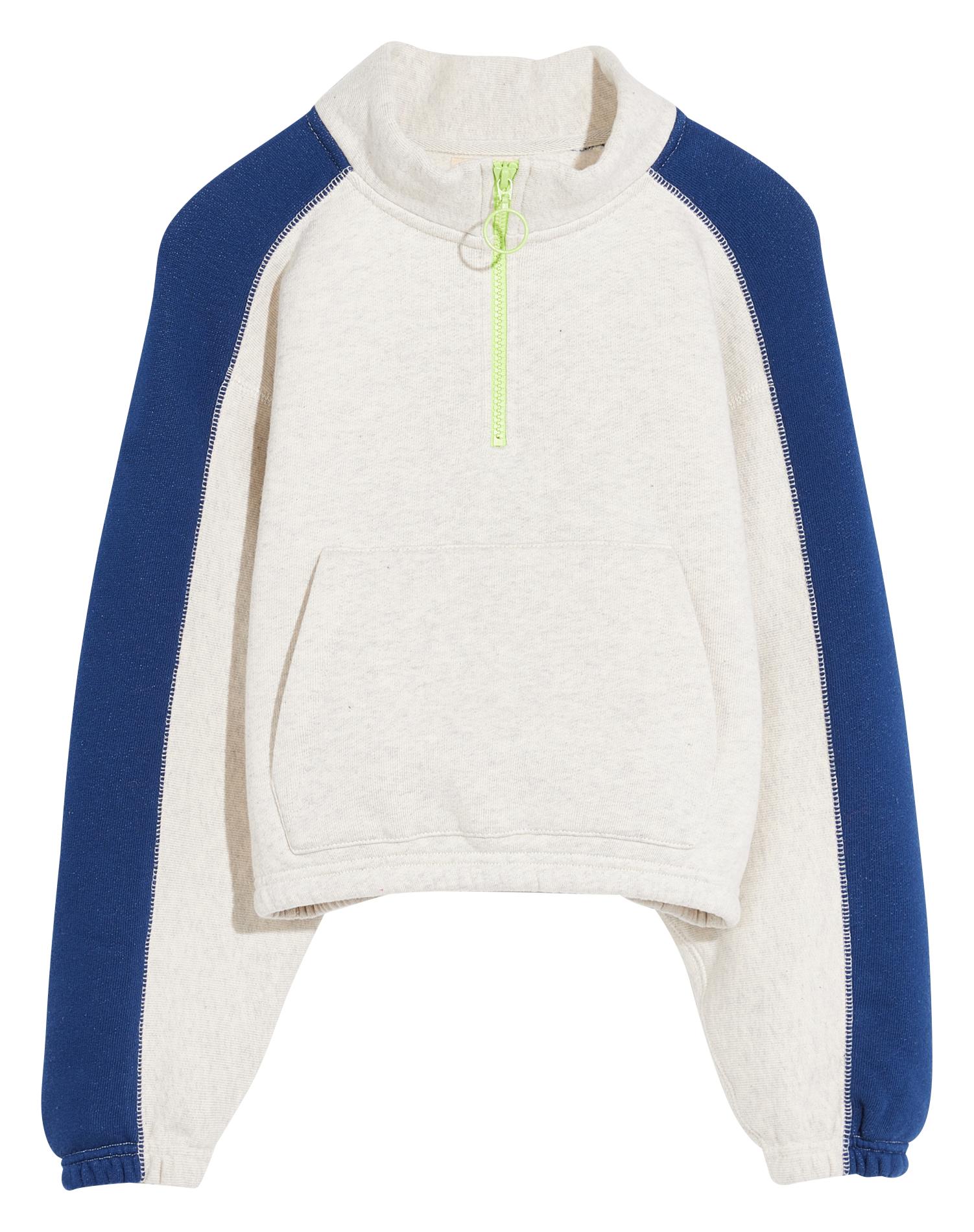 Round-neck cotton-blend sweatshirt BELLEROSE Beige