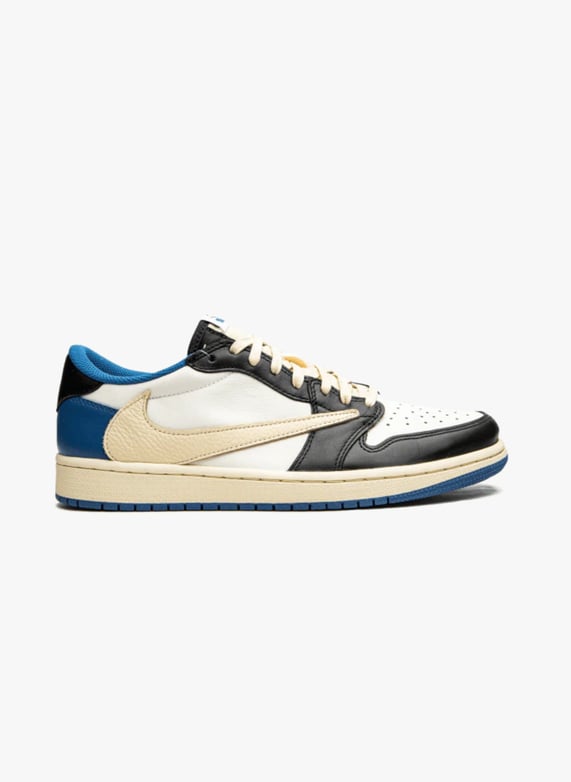 Air jordan 1 low travis scott fragment Bleu