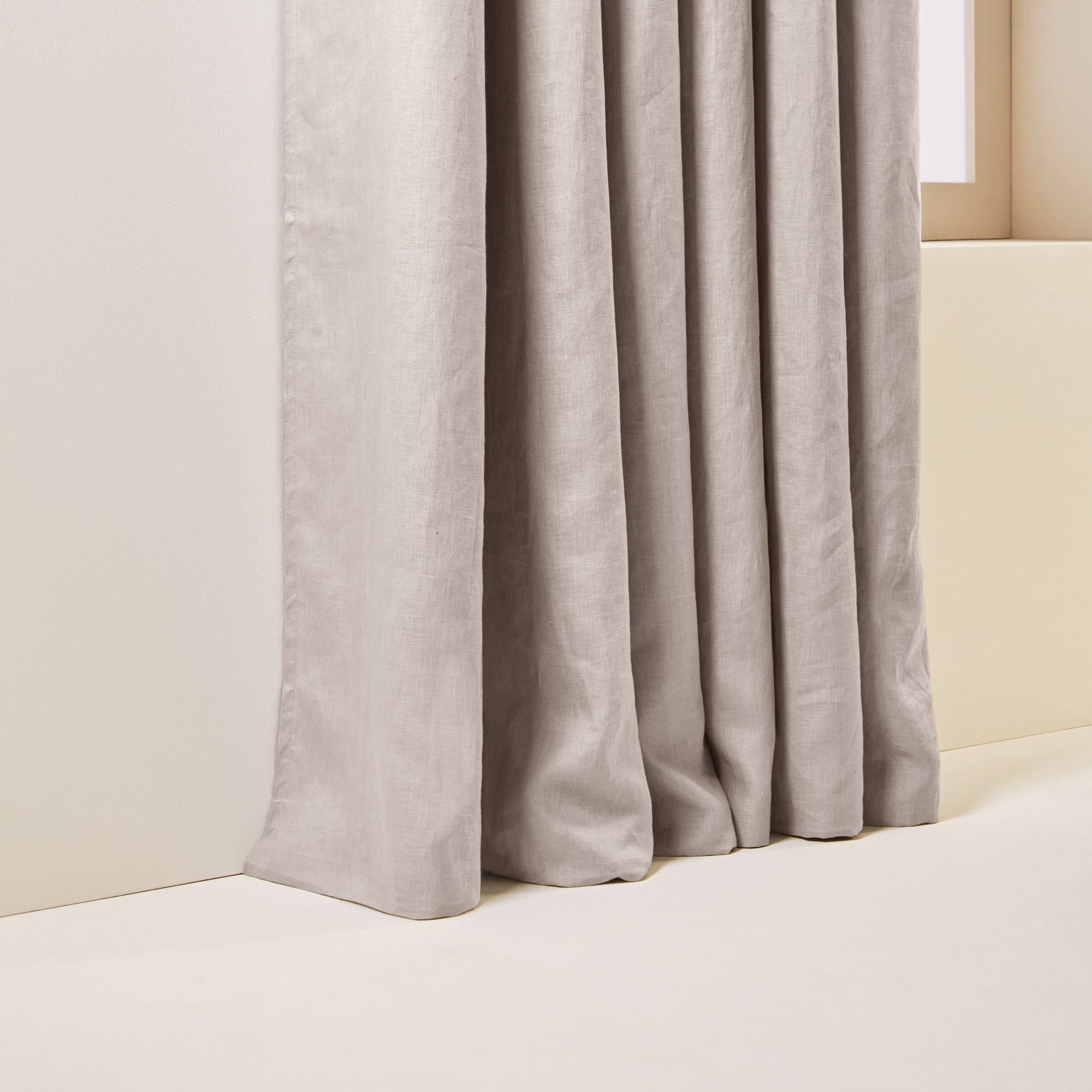Lined black-out curtain with eyelets MADURA Beige