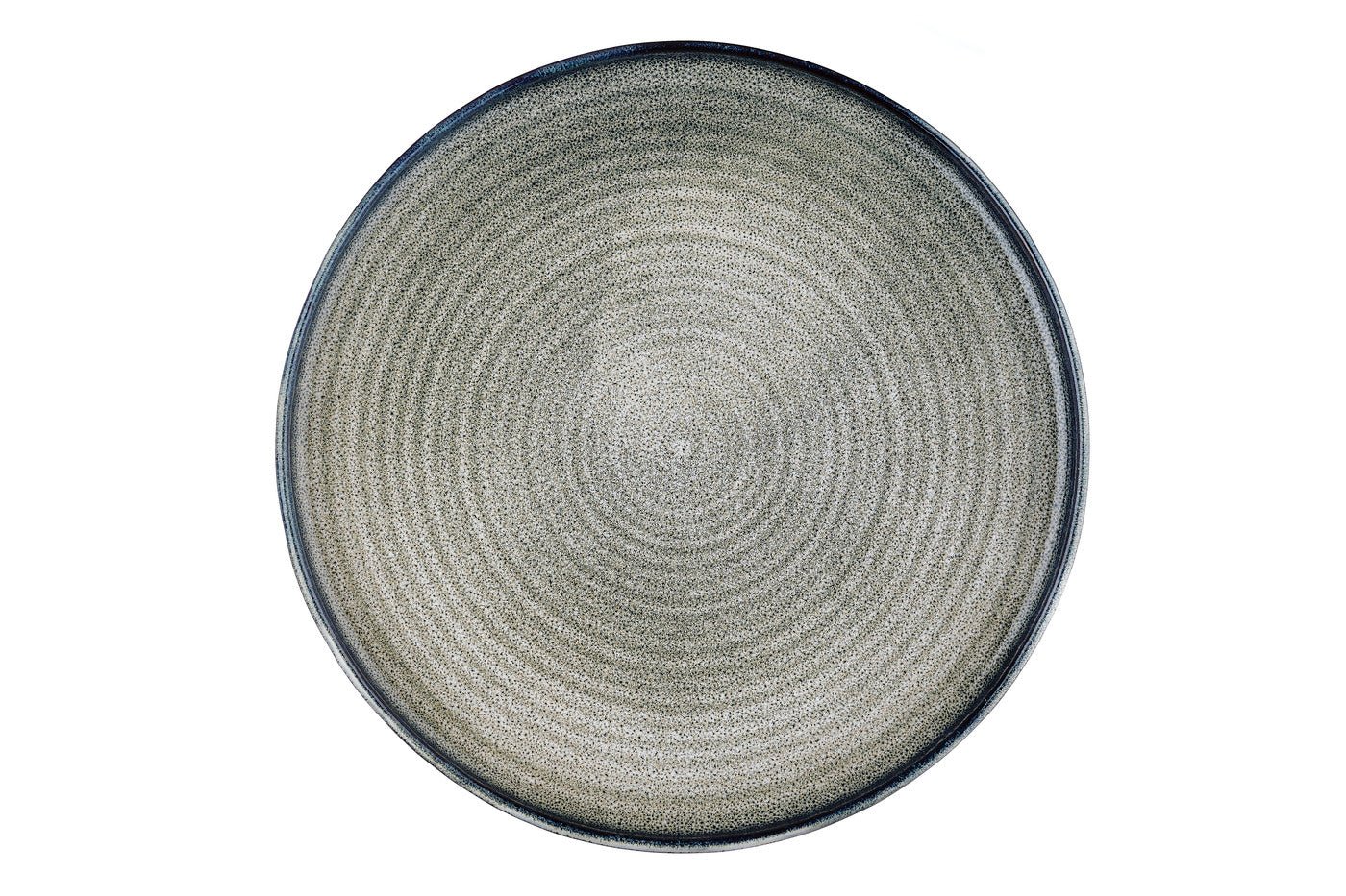 Zen plate ø28cm - 6 pieces - natural BJORN Grey