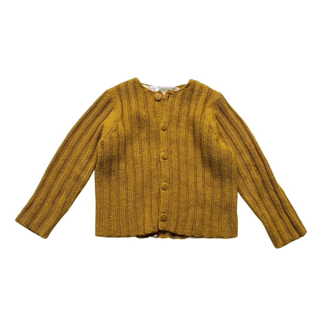 Yellow Baby Cardigan - 12 months BONPOINT - Seconde Main Yellow