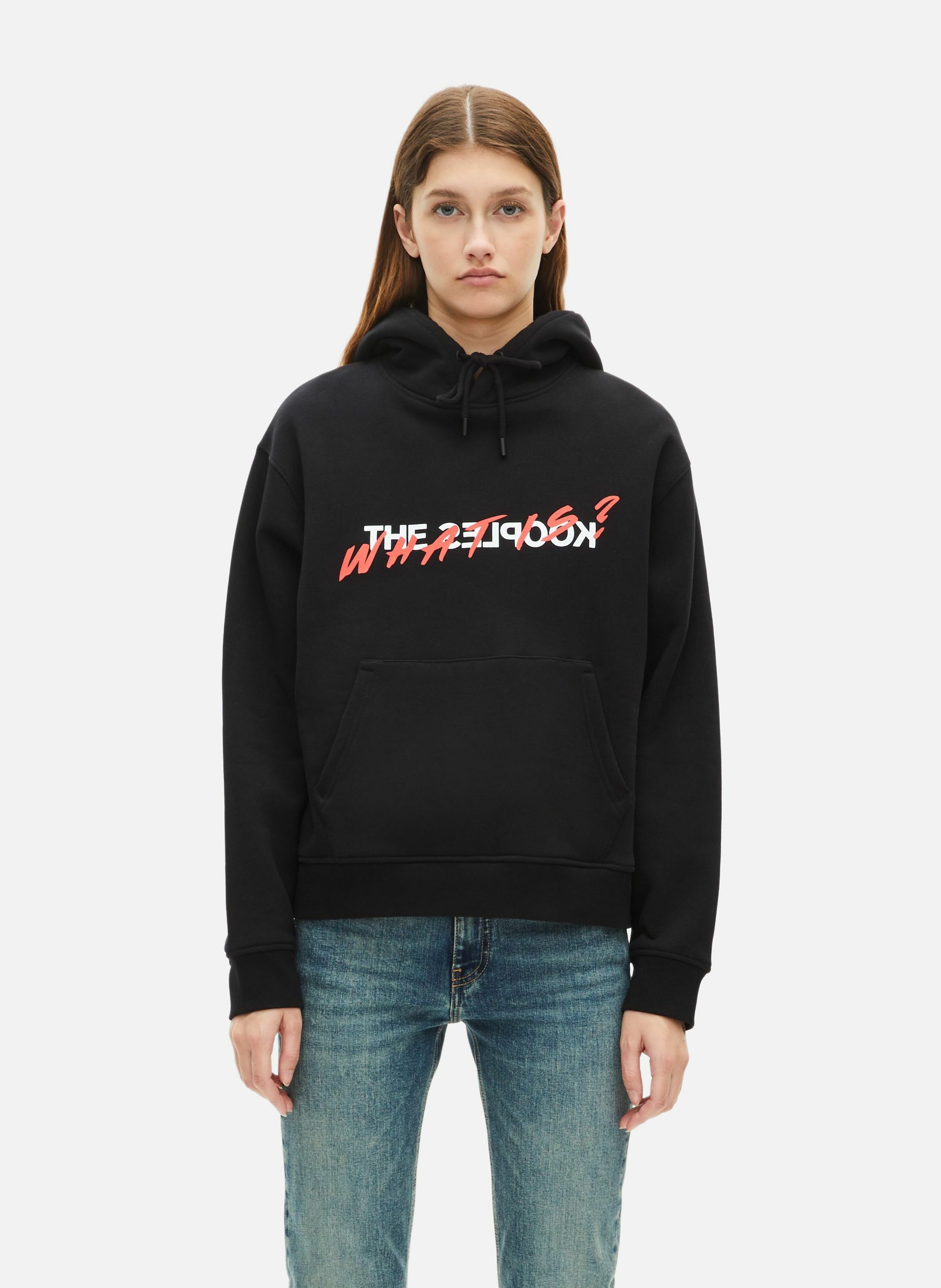 Hooded cotton sweatshirt THE KOOPLES Black