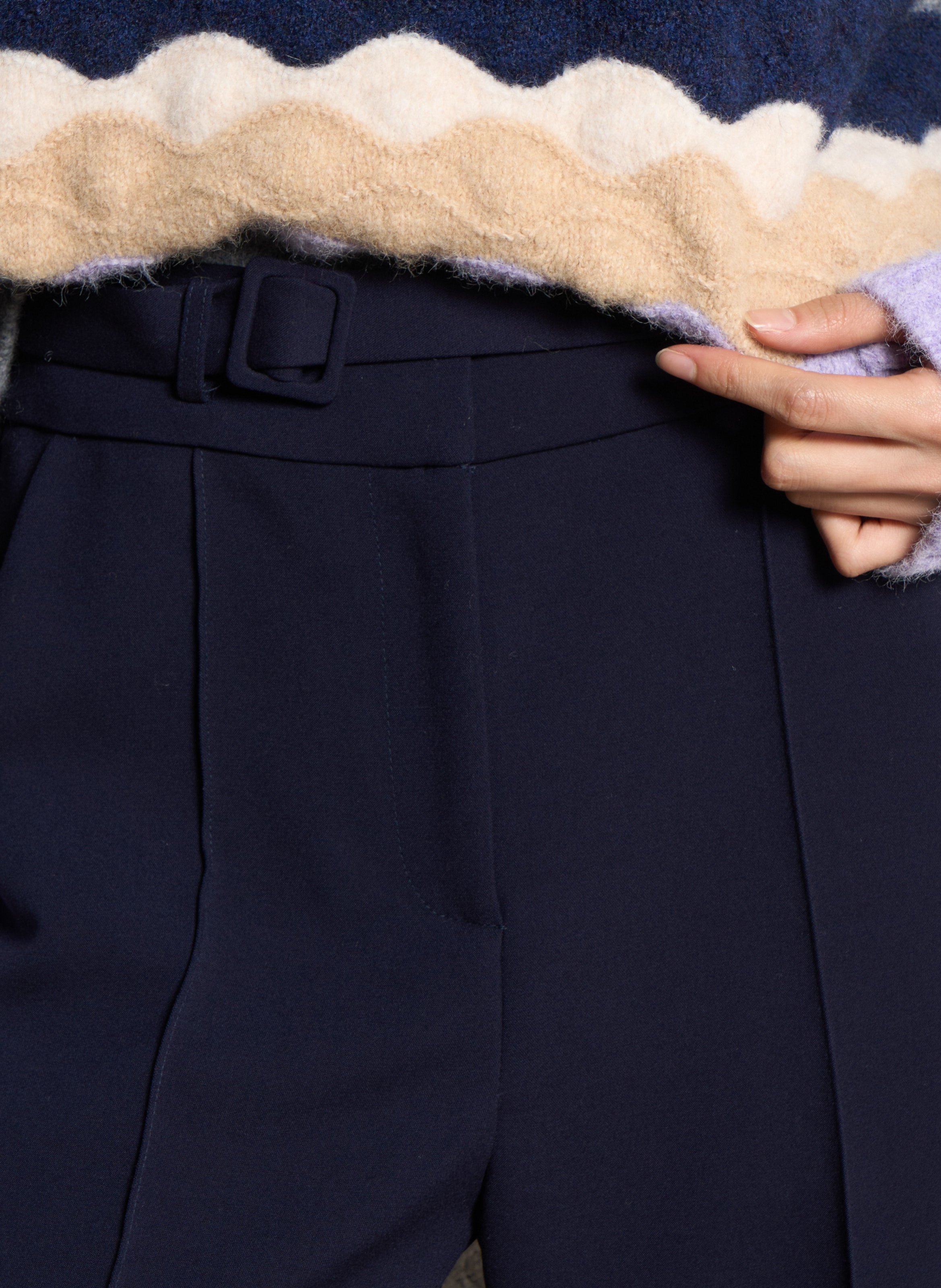 Pantalon large stretch SUNCOO Bleu