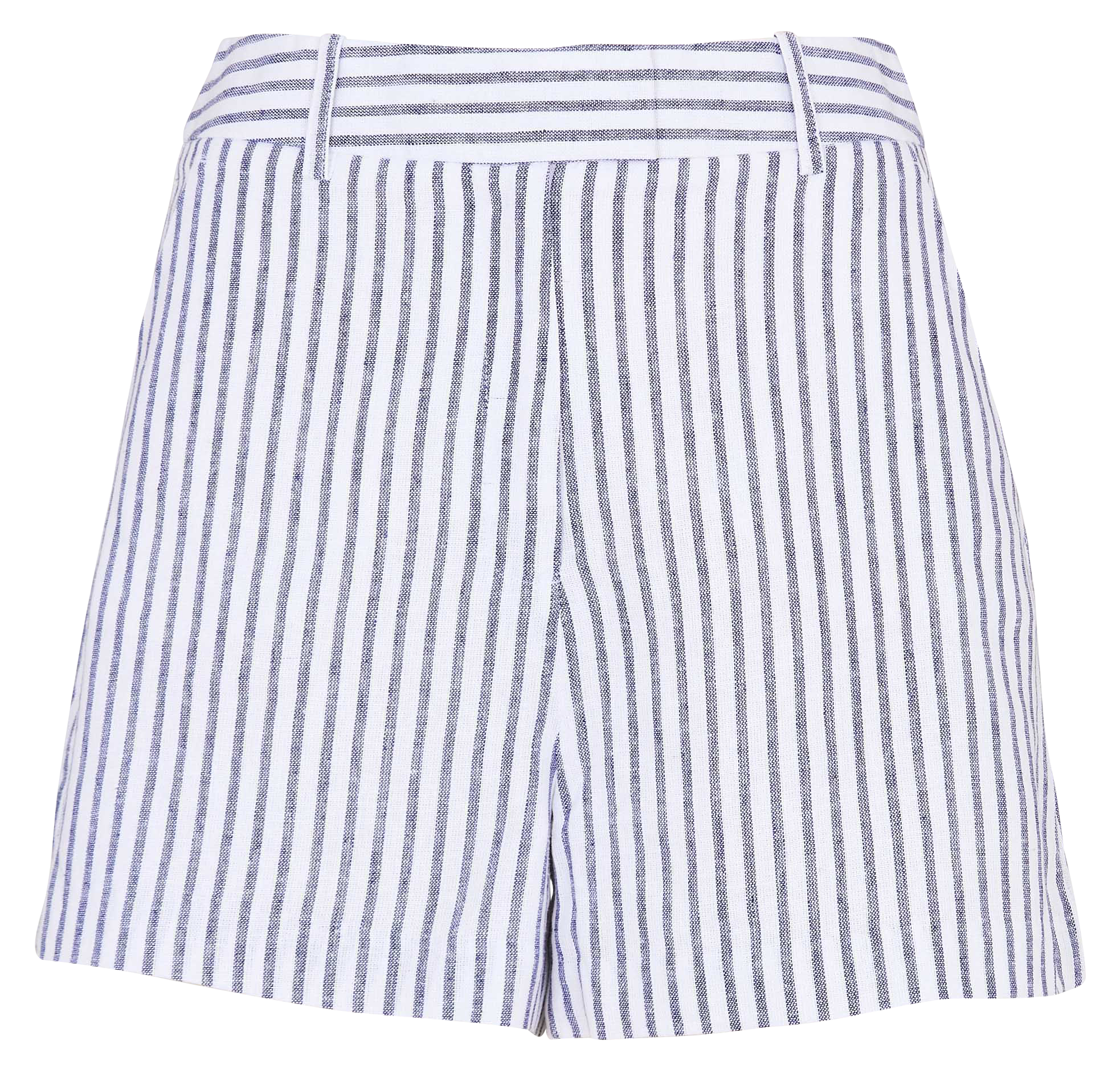 Short recto de mezcla de lino Azul Kookai Mujer Place des