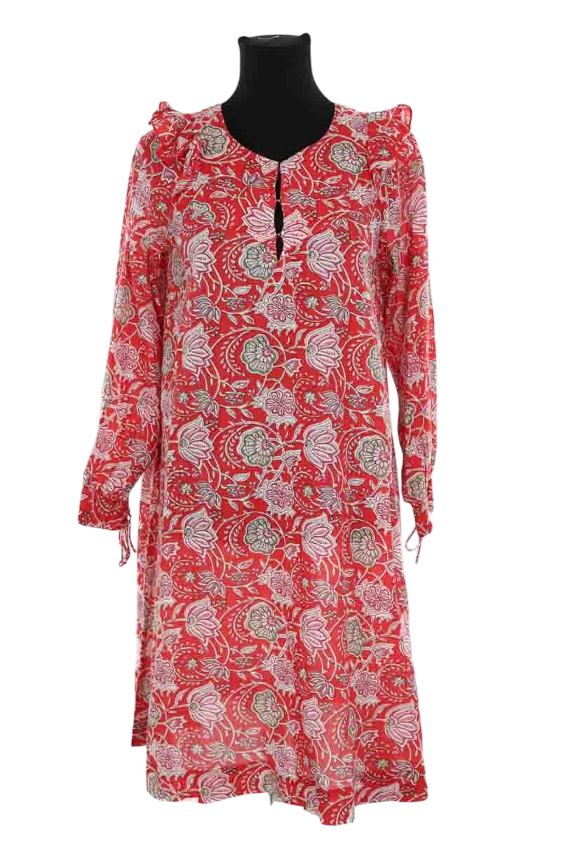 Cotton dress ANTIK BATIK - Seconde Main Red