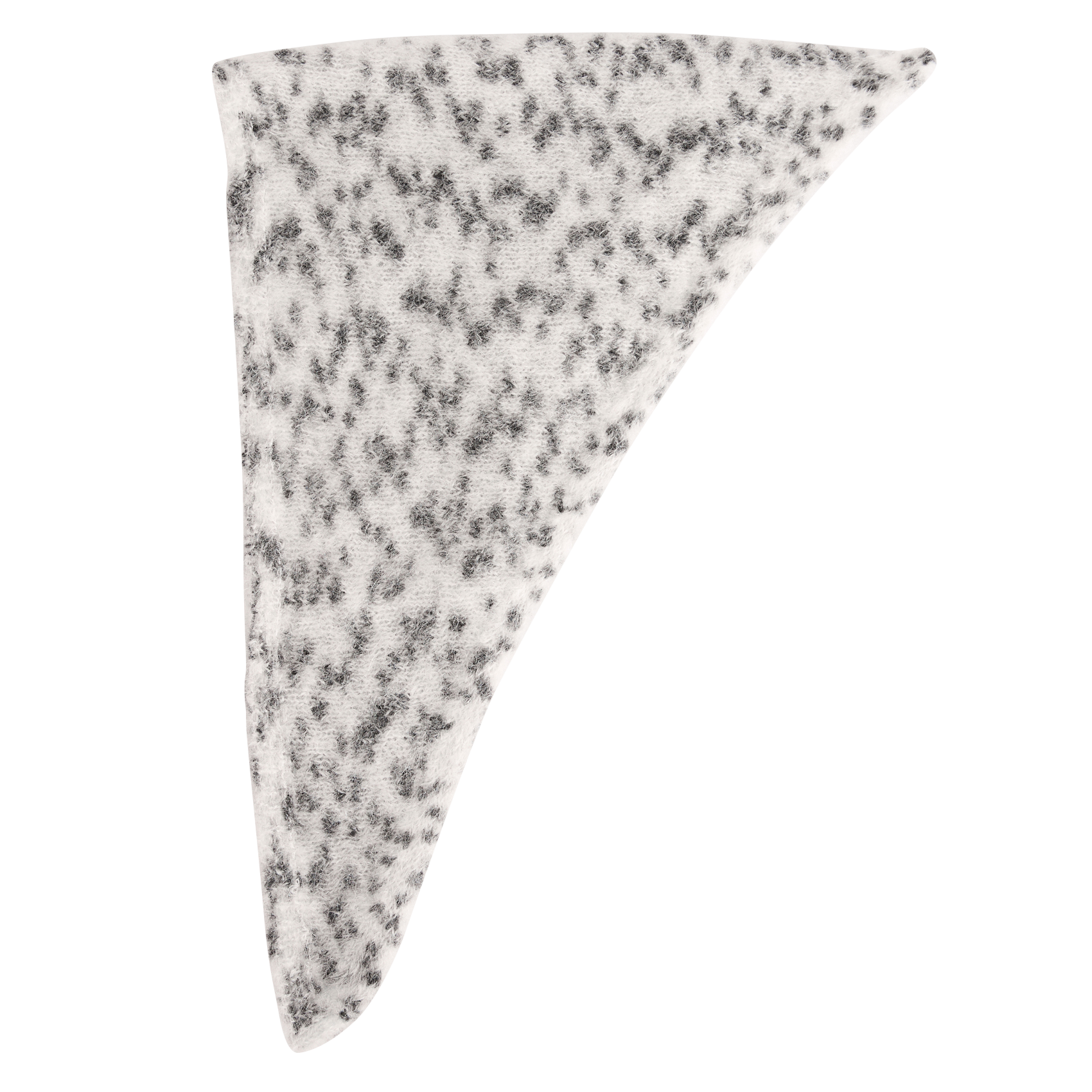 Echarpe triangle en laine mélangée DES PETITS HAUTS Blanc