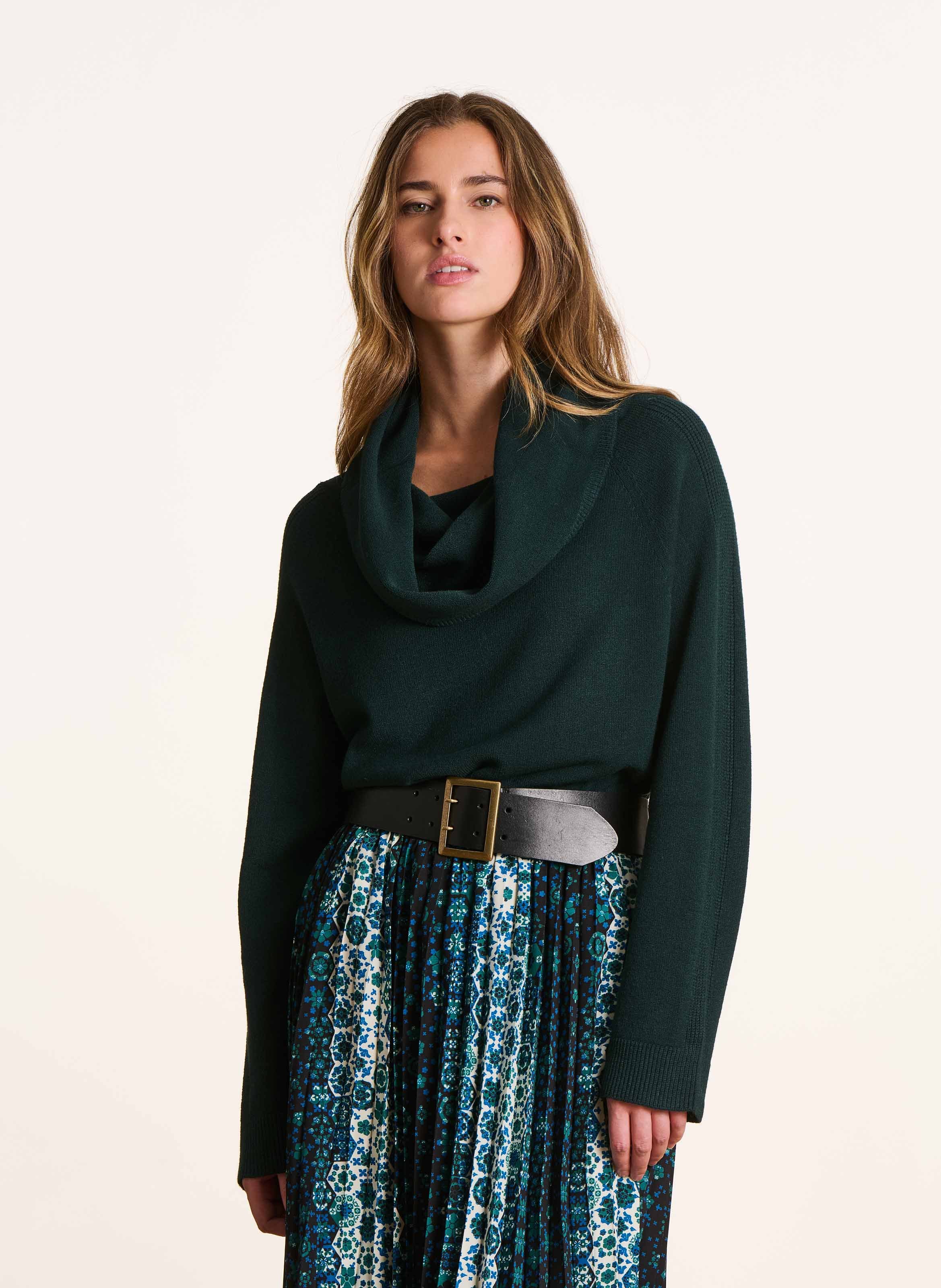 Pull col bénitier  LA FEE MARABOUTEE