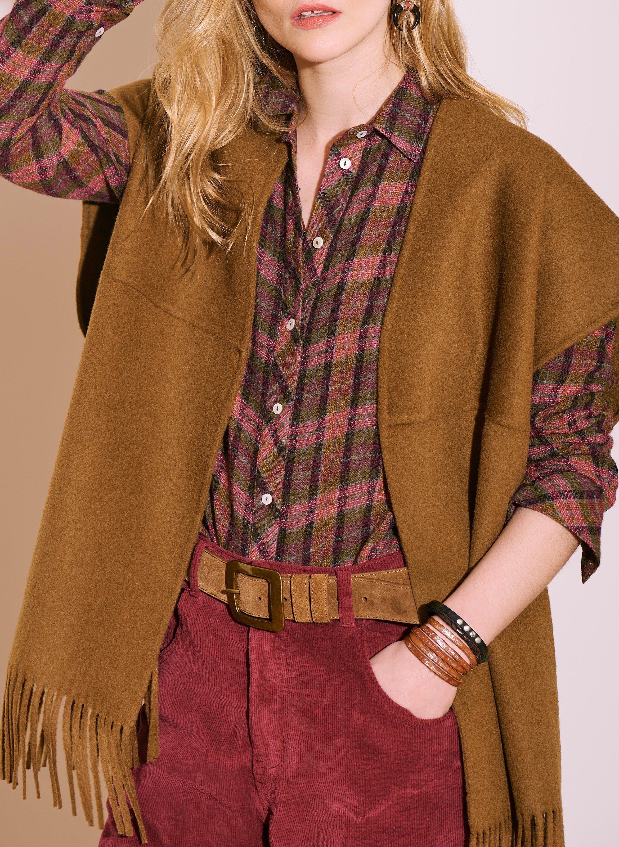 Chemise col classique  MKT Marron