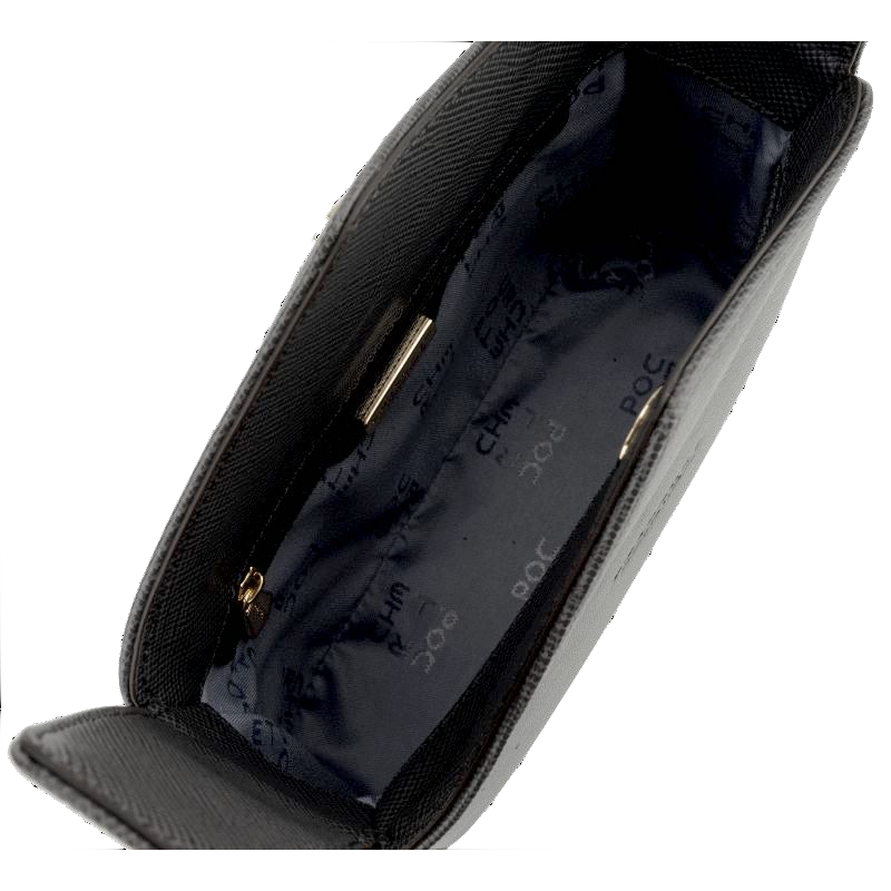 Sac porté épaule - grain enrobé POURCHET Gris