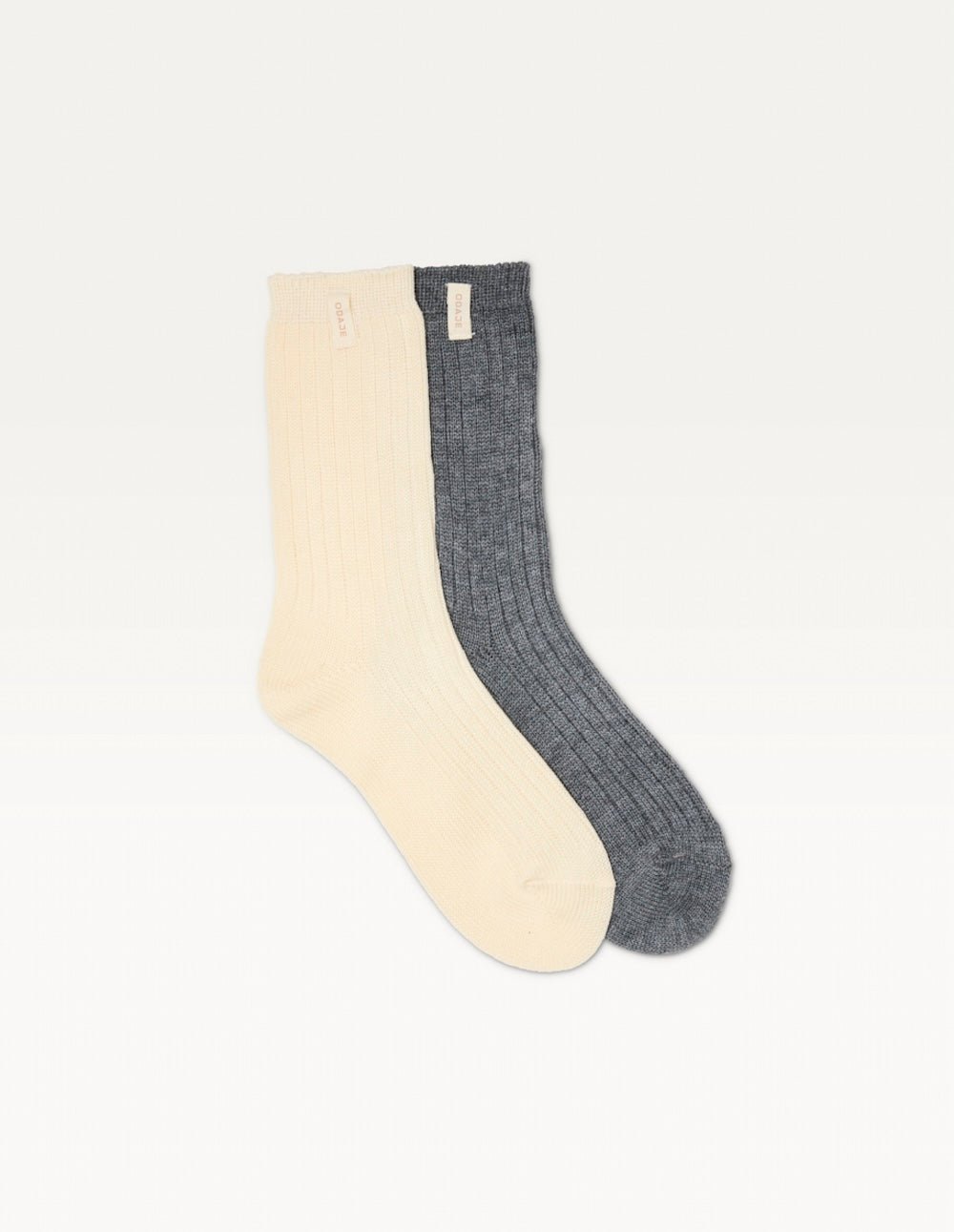 Pack of 2 socks ODAJE EX. M.MOUSTACHE Beige