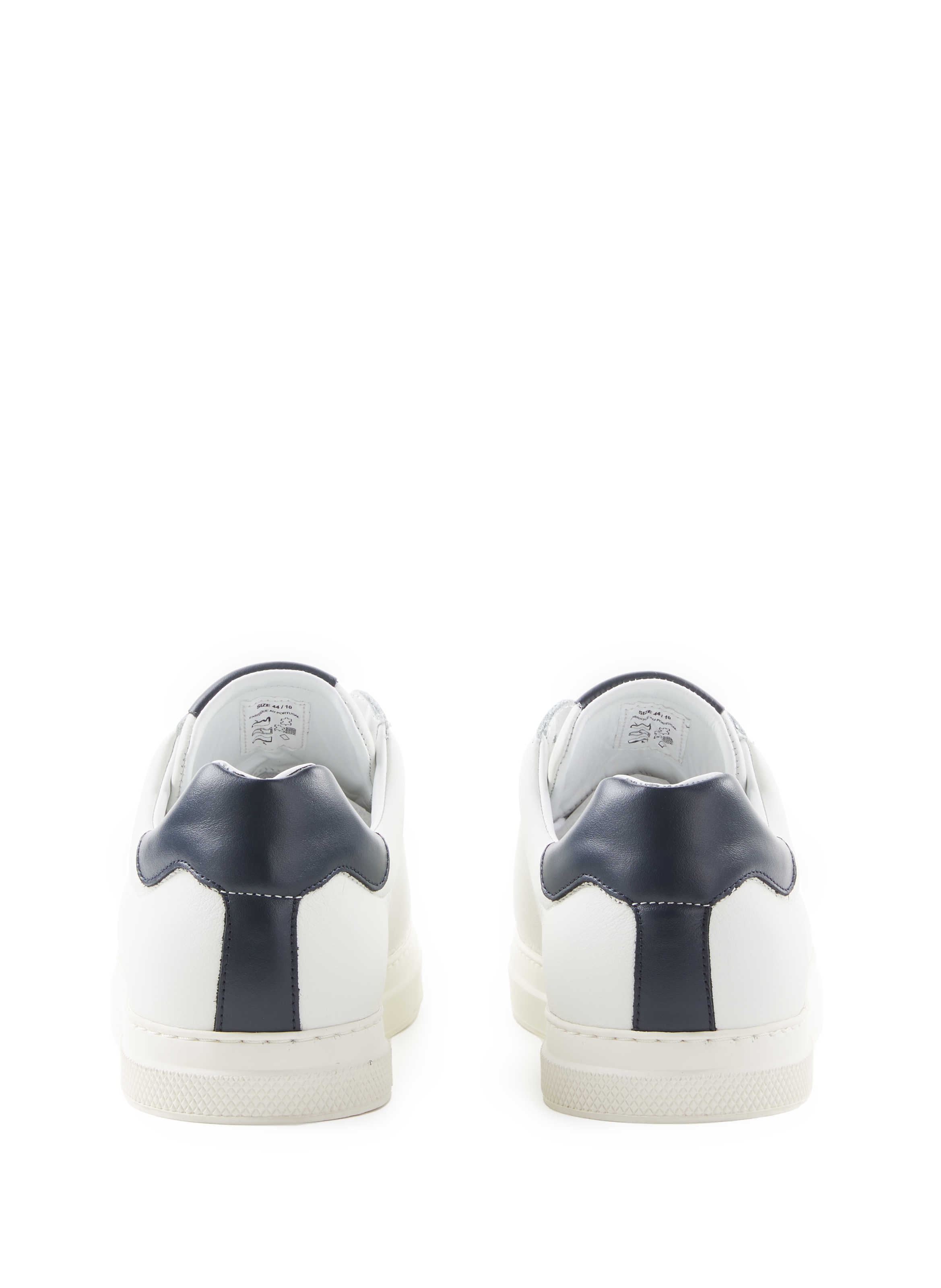 Plain low leather trainers SAISON 1865 Multicolored