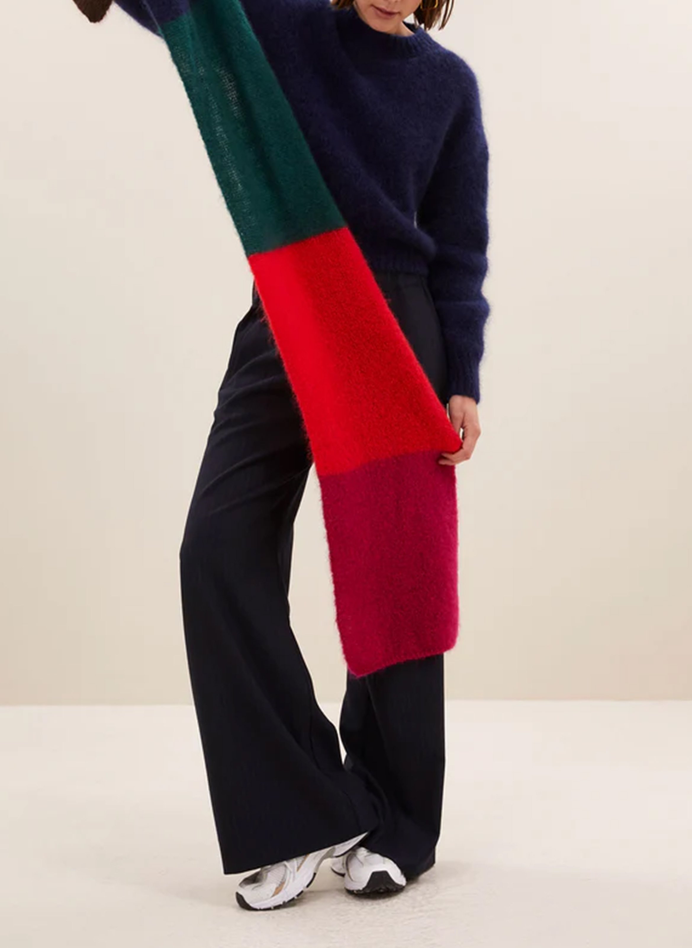 Mohair scarf BY BAR Multicolored