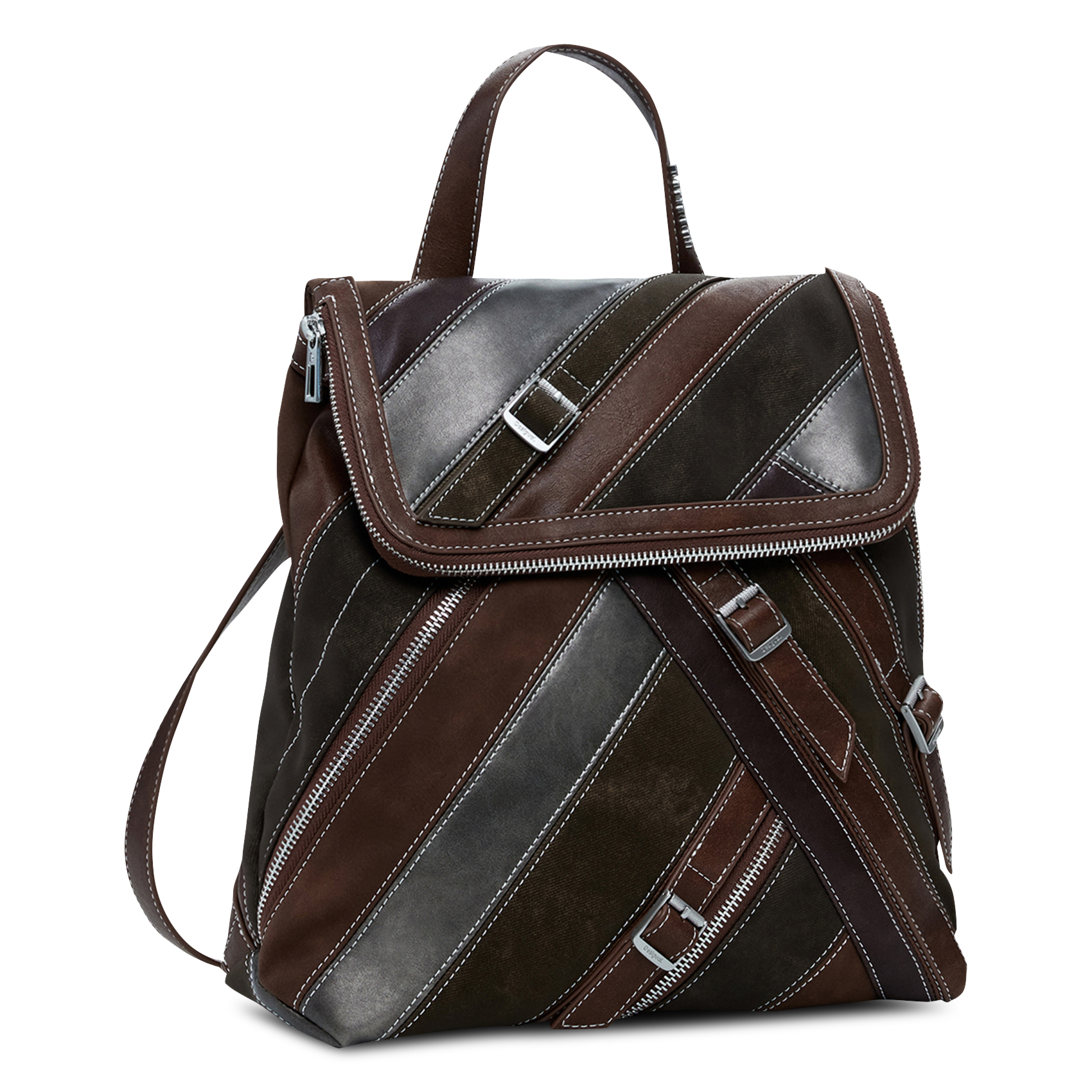 Rucksack mit Schnallen DESIGUAL Braun