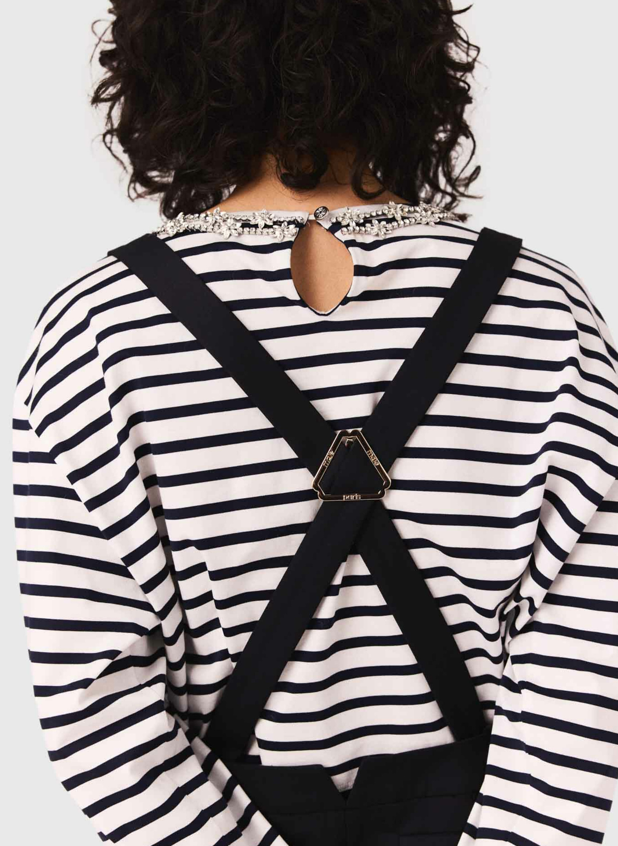 Robe courte col carré MAJE Bleu