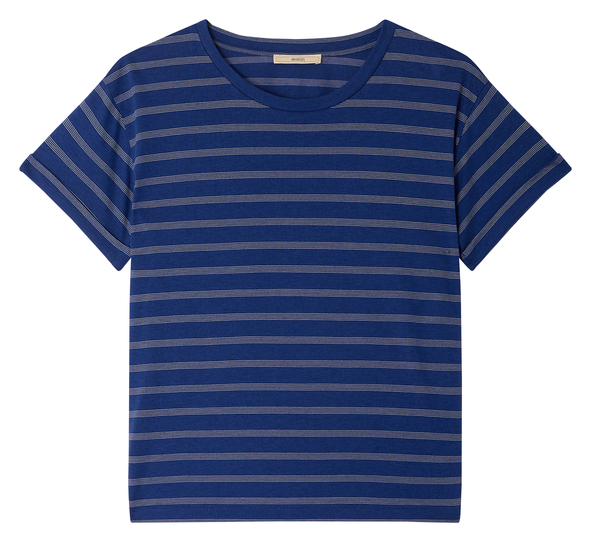 Rechte streep T-shirt SESSUN Blauw