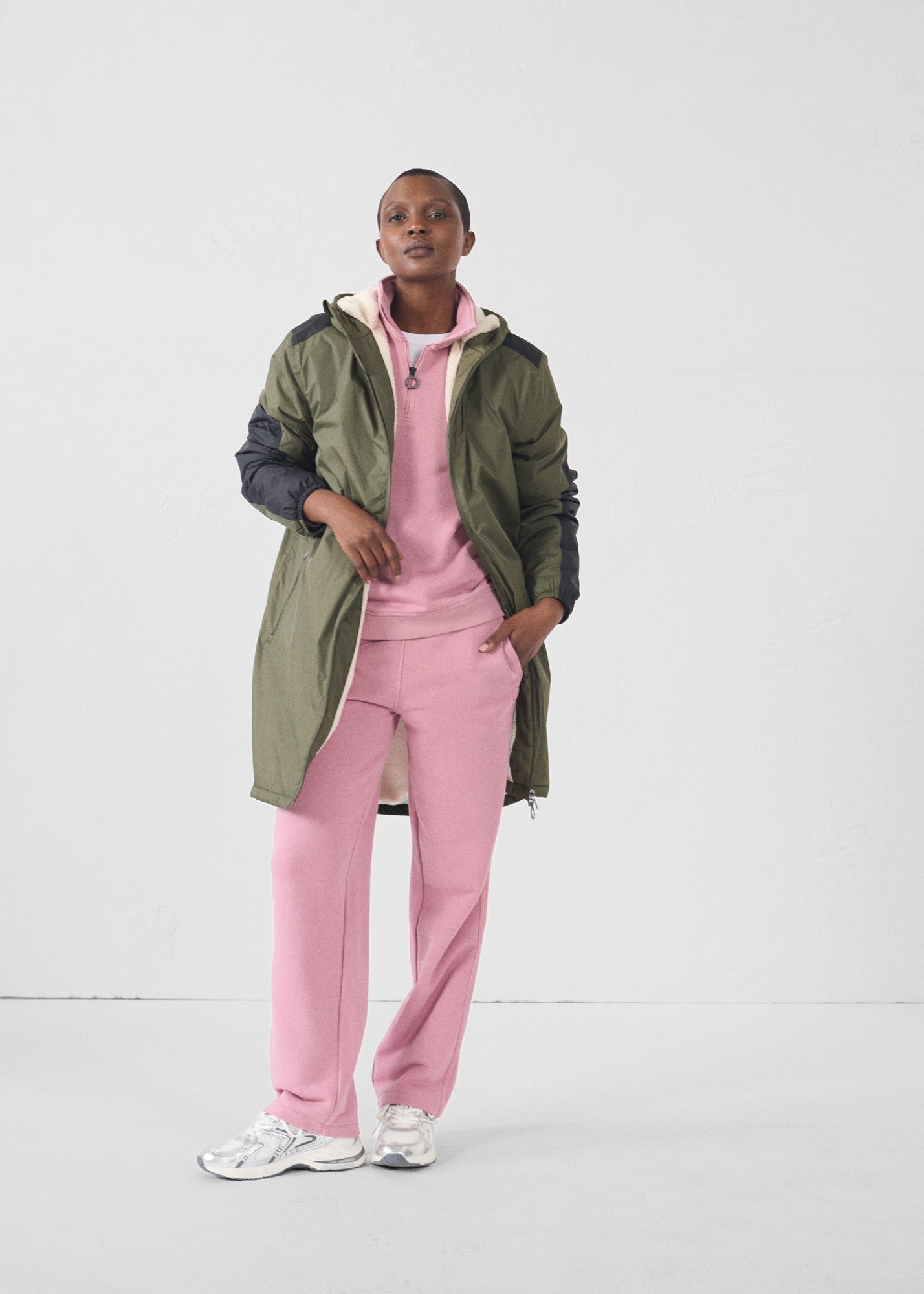 Half-zip sweatshirt JOTT Pink