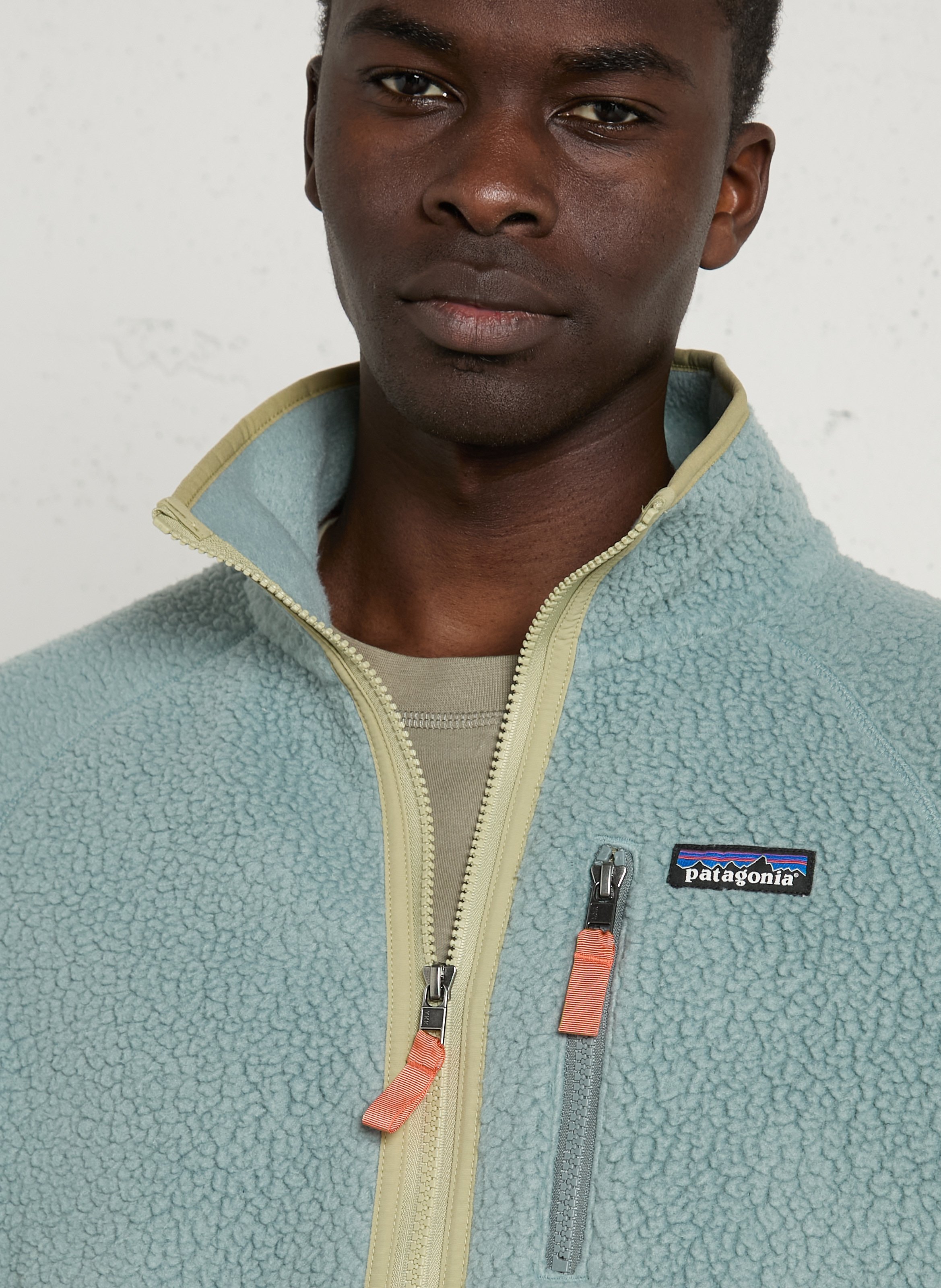 Strukturierte Fleecejacke mit Stehkragen PATAGONIA Blau