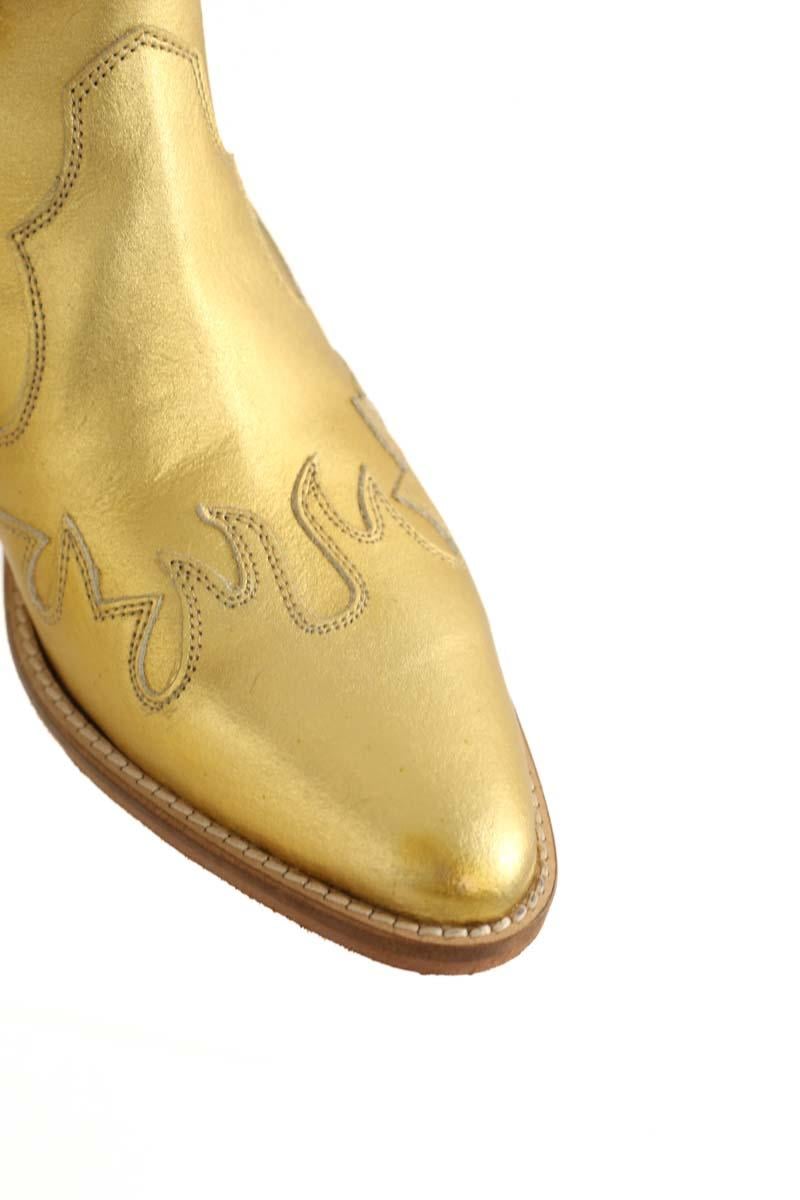 Western boots VALENTINE GAUTHIER- SECONDE MAIN Golden