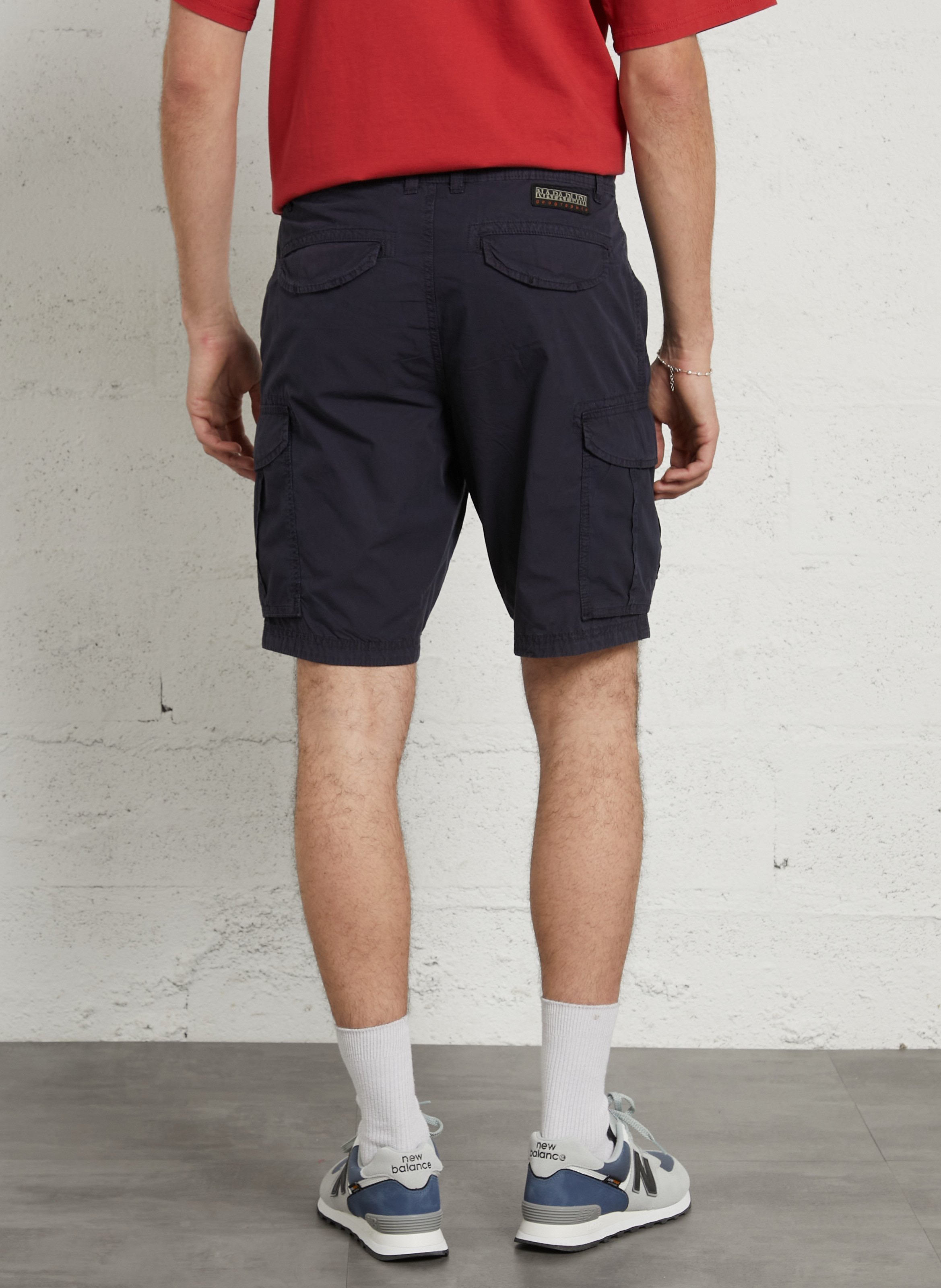 Short droit en coton NAPAPIJRI Bleu